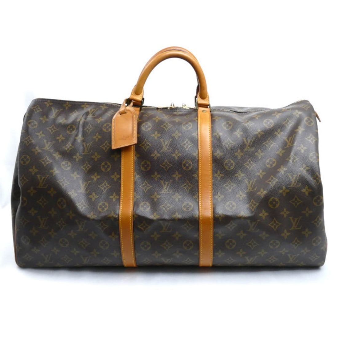 LOUIS VUITTON Keepall 60 Boston Bag Monogram Brown M41422 Men's and Women's: --- Catalog ---Category: SizeSize (HxWxD): 31cm x 60cm x 26cm / 12.2'' x 23.62'' x 10.23''Category: DesignType: Boston bagColor: BrownGender: Men,WomenMaterial: Monogram Category: GeneralMPN: M41422Br