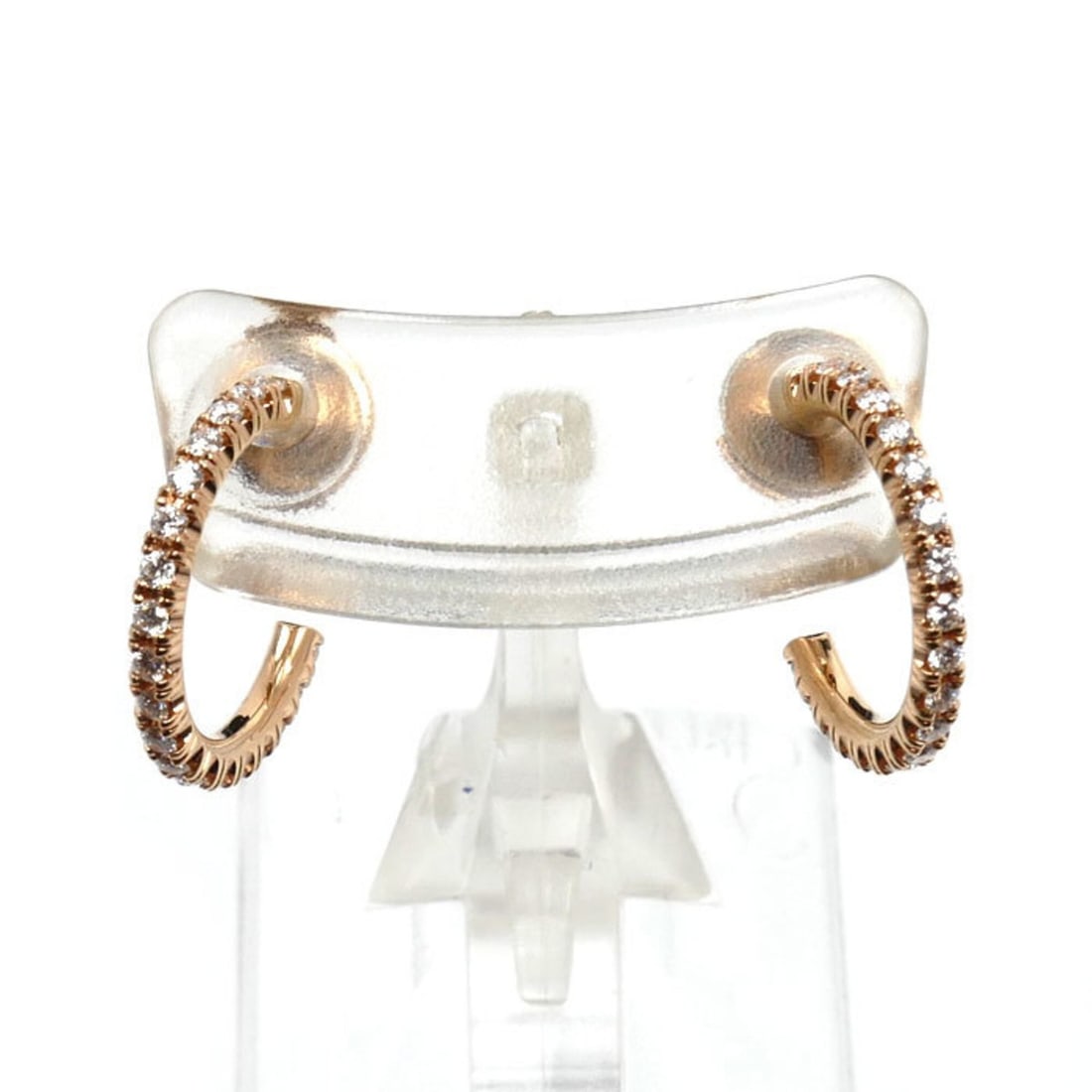CARTIER Cartier 18KPG Pink Gold Etincelle de Hoop Small Earrings B8301244 Diamond 2.5g Women's: --- Catalog ---Category: SizeSize (HxWxD): 14.20mm x 1.70mm / 0.56'' x 0.07''Category: DesignType: Stud earringsStone: DiamondGender: WomenMaterial: Pink gold (18K)Category: GeneralMPN: B8301244Brand: