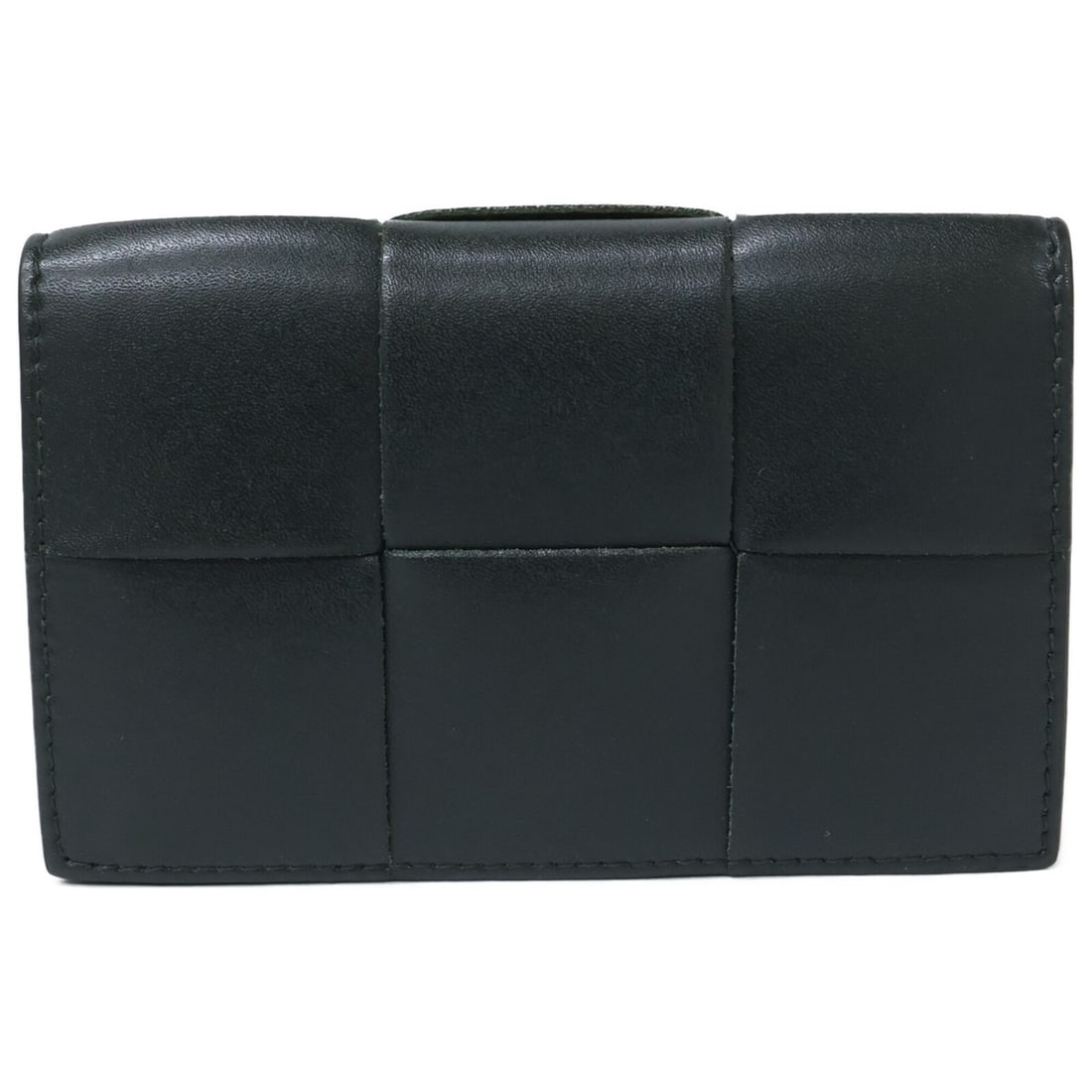 BOTTEGA VENETA Cassette Business Card Holder/Card Case, Moss Green/Orange, Men's: --- Catalog ---Category: DesignType: Card caseColor: Moss green, OrangeGender: MenMaterial: Leather Category: GeneralBrand: Bottega VenetaCategory: Physical PropertiesSize (HxWxD): 8cm x 12.5cm x 1.5c