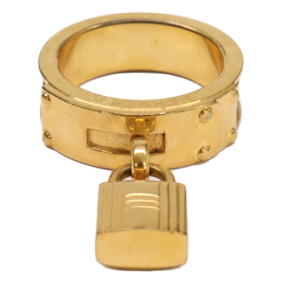 HERMES Kelly motif scarf ring, gold and green, for women.: --- Catalog ---Category: DesignType: Scarf ringColor: Gold, GreenGender: WomenCategory: GeneralBrand: HermesCategory: Physical PropertiesSize (HxWxD): 2.61cm x 7.40mm / 1.02'' x 0.29''--- Item List --