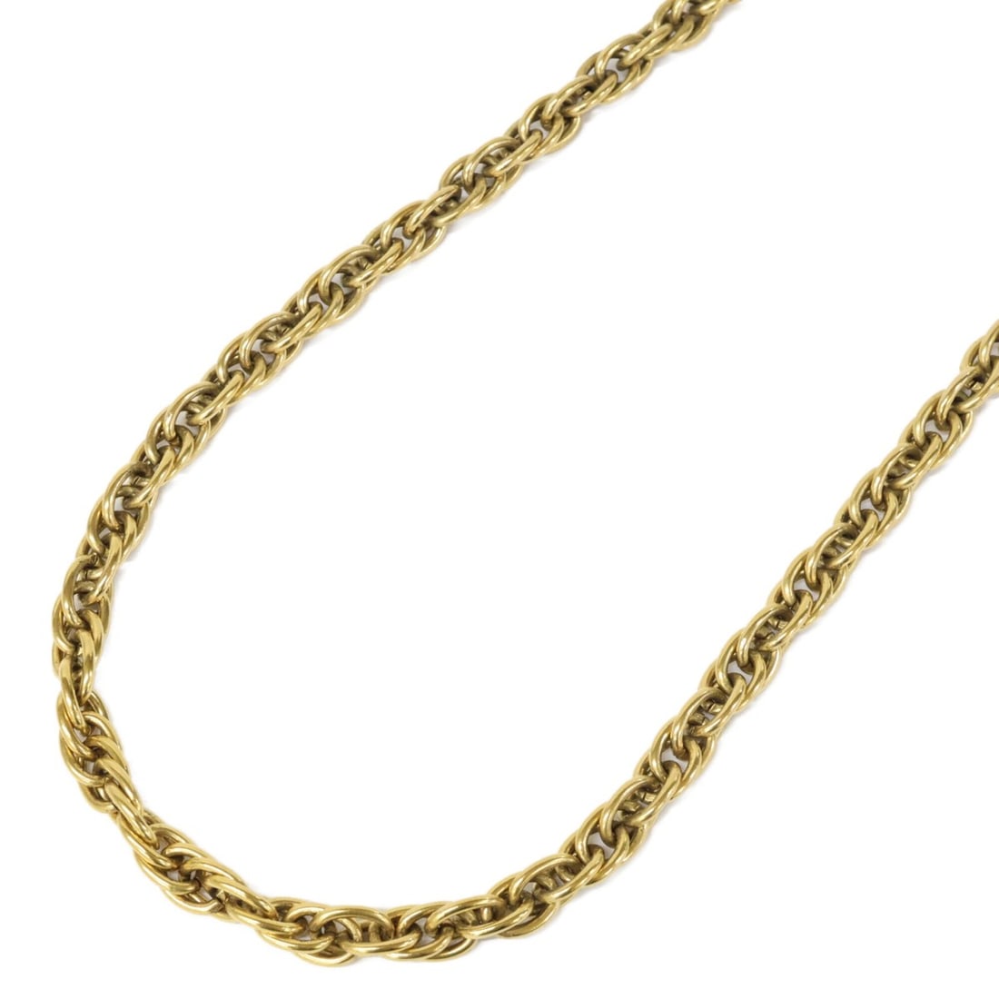 CHANEL 1982 Coco Mark Chain Necklace, Yellow Gold, Women's: --- Catalog ---Category: SizeNeck Circumference: 87 cm / 34.25''Category: DesignColor: Yellow goldGender: WomenMaterial: MetalNecklace Type: NecklaceCategory: GeneralBrand: Chanel--- Item List ---Sect