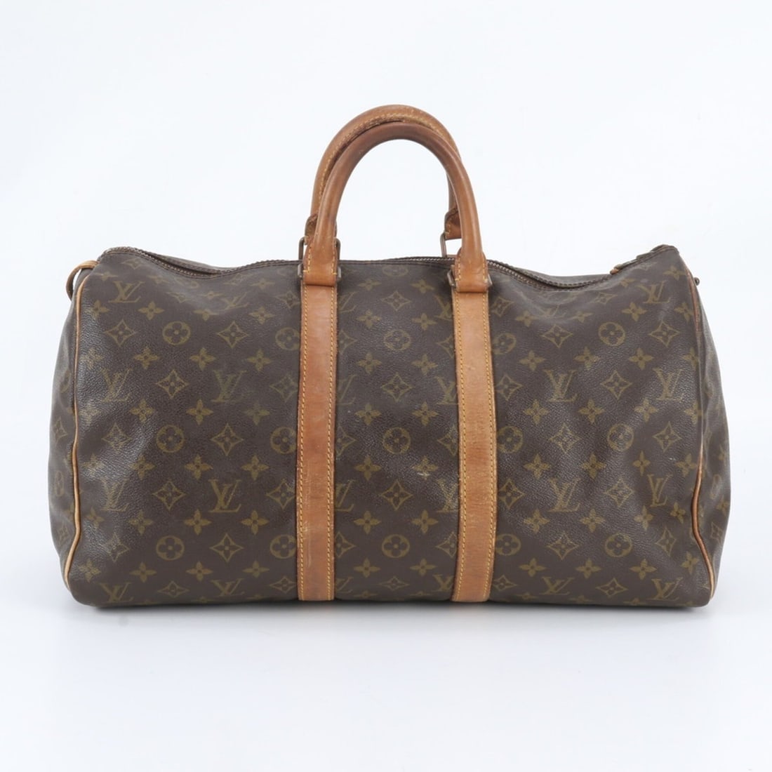 Louis Vuitton Monogram Keepall 45 M41428 Leather Boston Handbag Tote Bag Carry-on for Men (1 of 11)