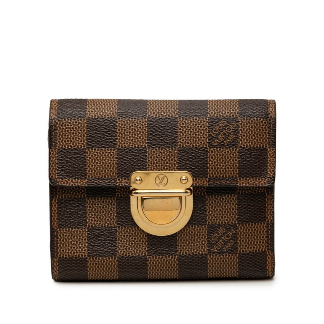 Louis Vuitton Damier Portefeuille Koala Tri-fold Wallet N60005 Brown Leather Women's LOUIS VUITTON: --- Catalog ---Category: SizeSize (HxWxD): 10cm x 12.5cm x 2cm / 3.93'' x 4.92'' x 0.78''Category: DesignType: Wallet (tri-fold)Color: BrownGender: WomenMaterial: PVC , Leather Category: GeneralMPN: N