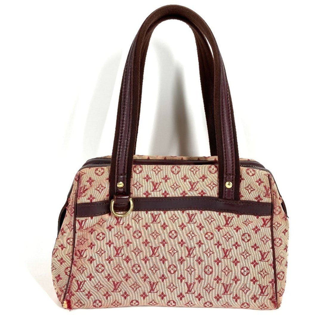 LOUIS VUITTON M92216 Monogram Mini Josephine PM Bag Boston Handbag Canvas Women's Cerise Red: --- Catalog ---Category: SizeSize (HxWxD): 17cm x 26.5cm x 14cm / 6.69'' x 10.43'' x 5.51''Category: DesignType: Boston bag, HandbagColor: Cerise, Red colorGender: WomenMaterial: Monogram Mini Categor
