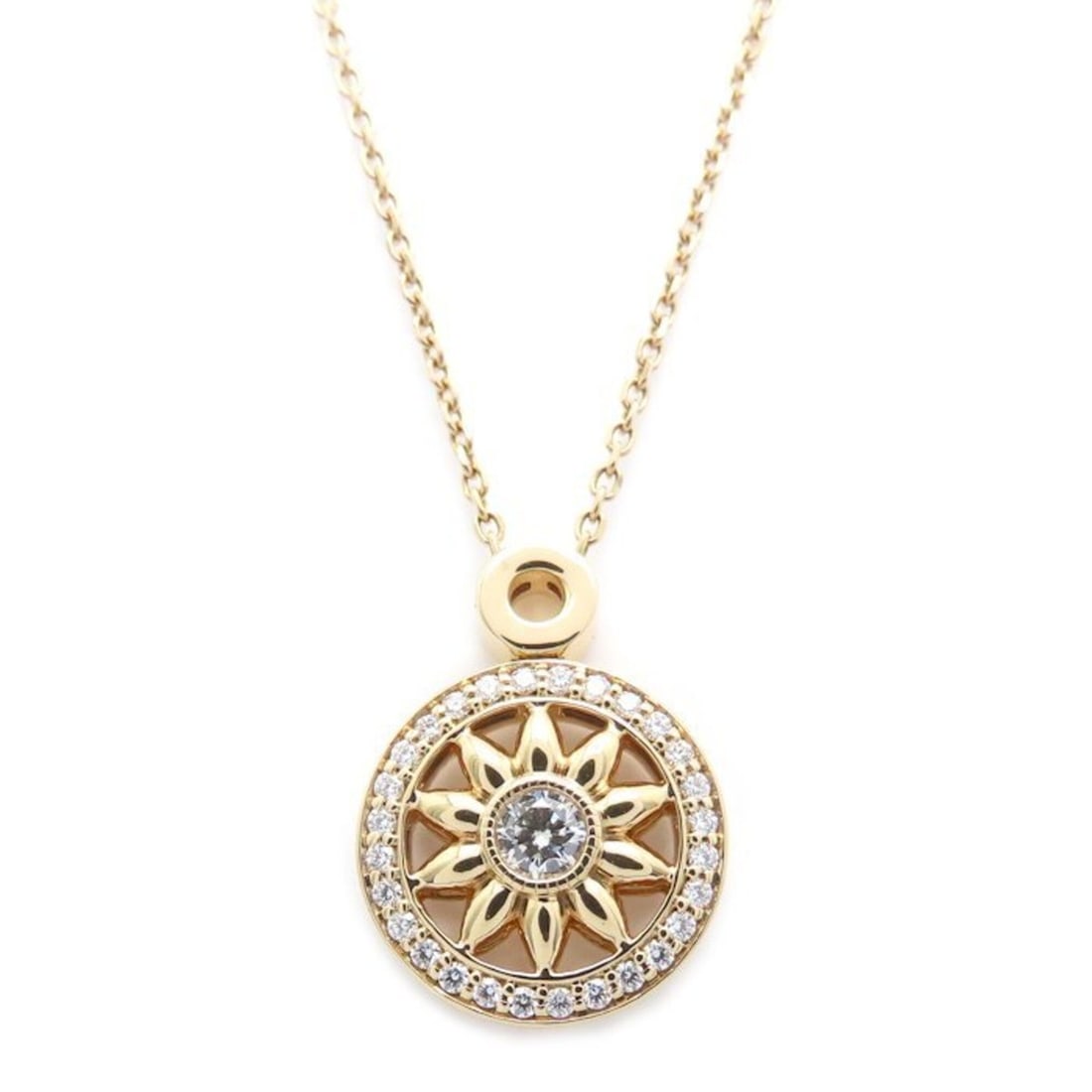 HARRY WINSTON Gate Necklace, 0.12ct Diamond, 18K Pink Gold, Women's, PEDRRD1MWG 295519: --- Catalog ---Category: SizeWeight: 6.6g / 0.23oz.Diameter: 13mm / 0.51''Pendant Size: 18.3mm / 0.72''Neck Circumference: 40.5 cm / 15.94''Category: DesignStone: DiamondGender: WomenMaterial: Pink go
