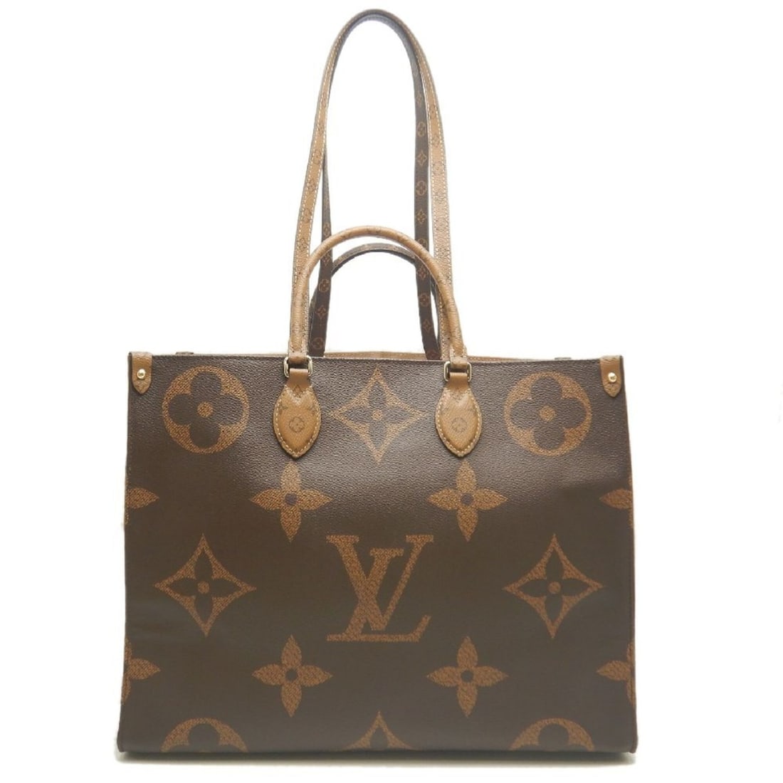 LOUIS VUITTON Louis Vuitton Monogram Giant OnTheGo GM M45320 Tote Bag Brown Women's 253935: --- Catalog ---Category: SizeSize (HxWxD): 34cm x 41cm x 19cm / 13.38'' x 16.14'' x 7.48''Category: DesignType: Tote bagColor: BrownGender: WomenMaterial: Monogram Hardware Color: GoldCategory: Genera