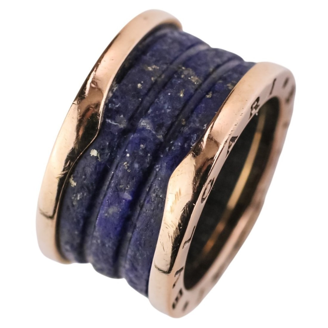 BVLGARI B-ZERO 1 18K Lapis Lazuli Ring (750 52 1) - Yellow Gold Women's: --- Catalog ---Category: SizeWidth: 12mm / 0.47''Weight: 6.7g / 0.23oz.JP Size: 12US Size: 6.5Inner Diameter: 16.50mm / 0.65''Category: DesignColor: GoldStone: Lapis lazuliGender: WomenMaterial: Yello