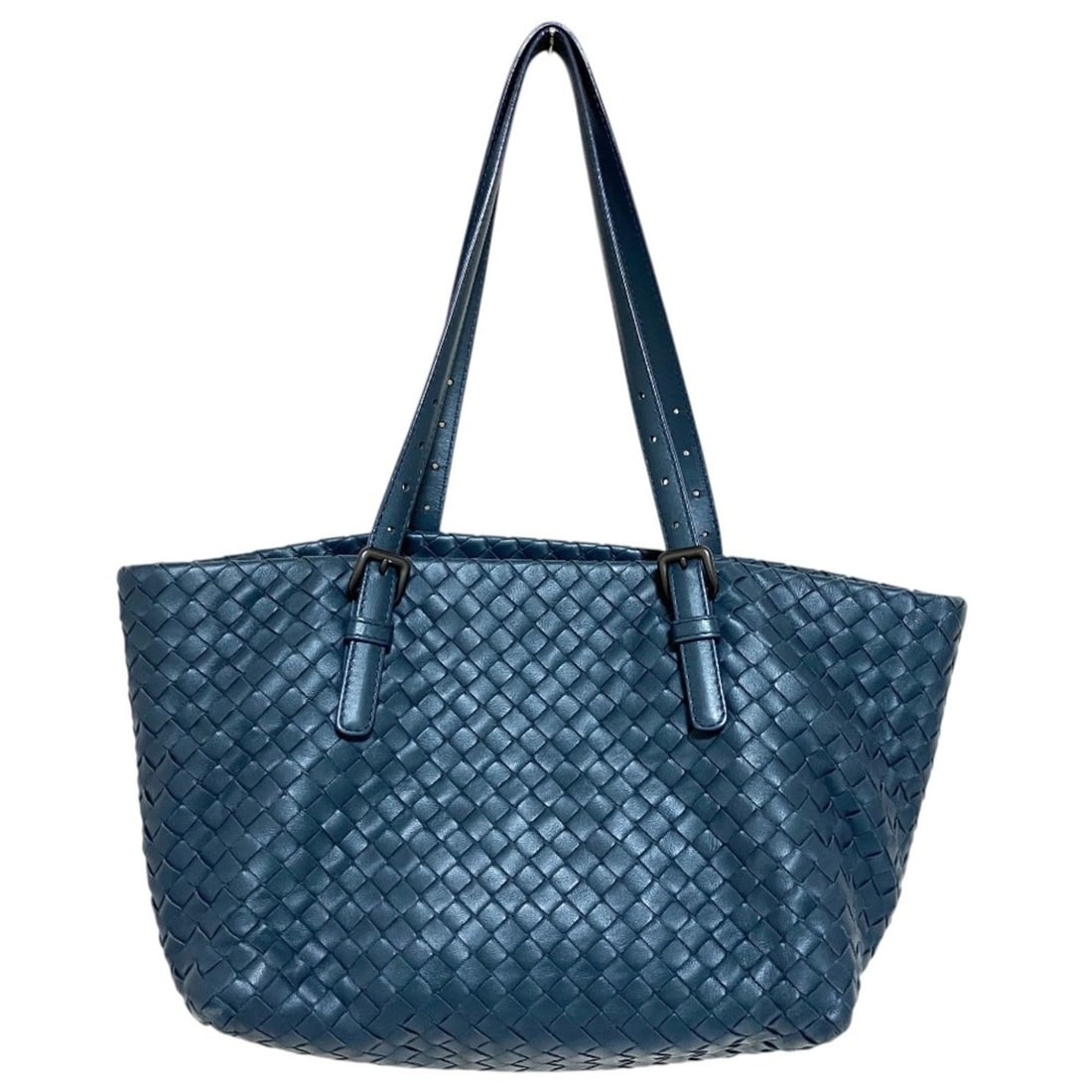 BOTTEGA VENETA Mini Cesta Intrecciato Leather Tote Bag, Navy, Women's: --- Catalog ---Category: SizeSize (HxWxD): 19.5cm x 38cm x 14cm / 7.67'' x 14.96'' x 5.51''Handle Length: 48cm / 18.89''Category: DesignType: Tote bagColor: NavyGender: WomenMaterial: Intrecciato Cate