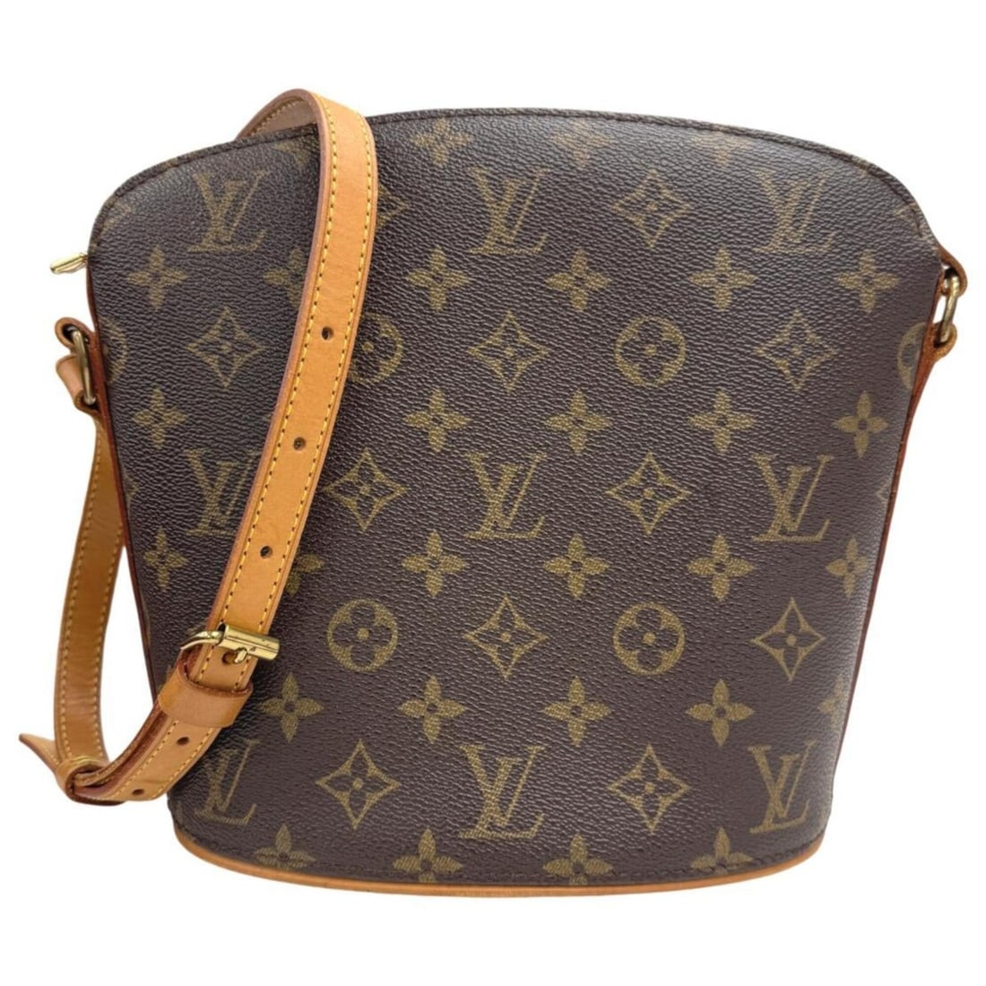 LOUIS VUITTON Louis Vuitton Monogram Druot M51290 Shoulder Bag Brown Women's Men's: --- Catalog ---Category: SizeSize (HxWxD): 21.5cm x 20.5cm x 10cm / 8.46'' x 8.07'' x 3.93''Category: DesignType: Shoulder bagColor: BrownGender: Men,WomenMaterial: Monogram Category: GeneralBrand: Lo