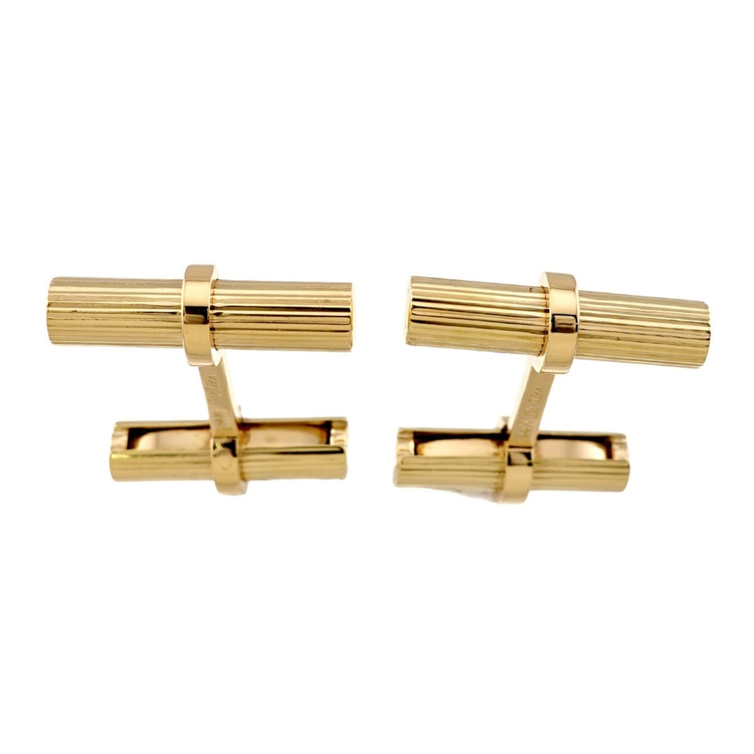 Cartier 2C Cufflinks, 14K Yellow Gold (585) (1 of 6)