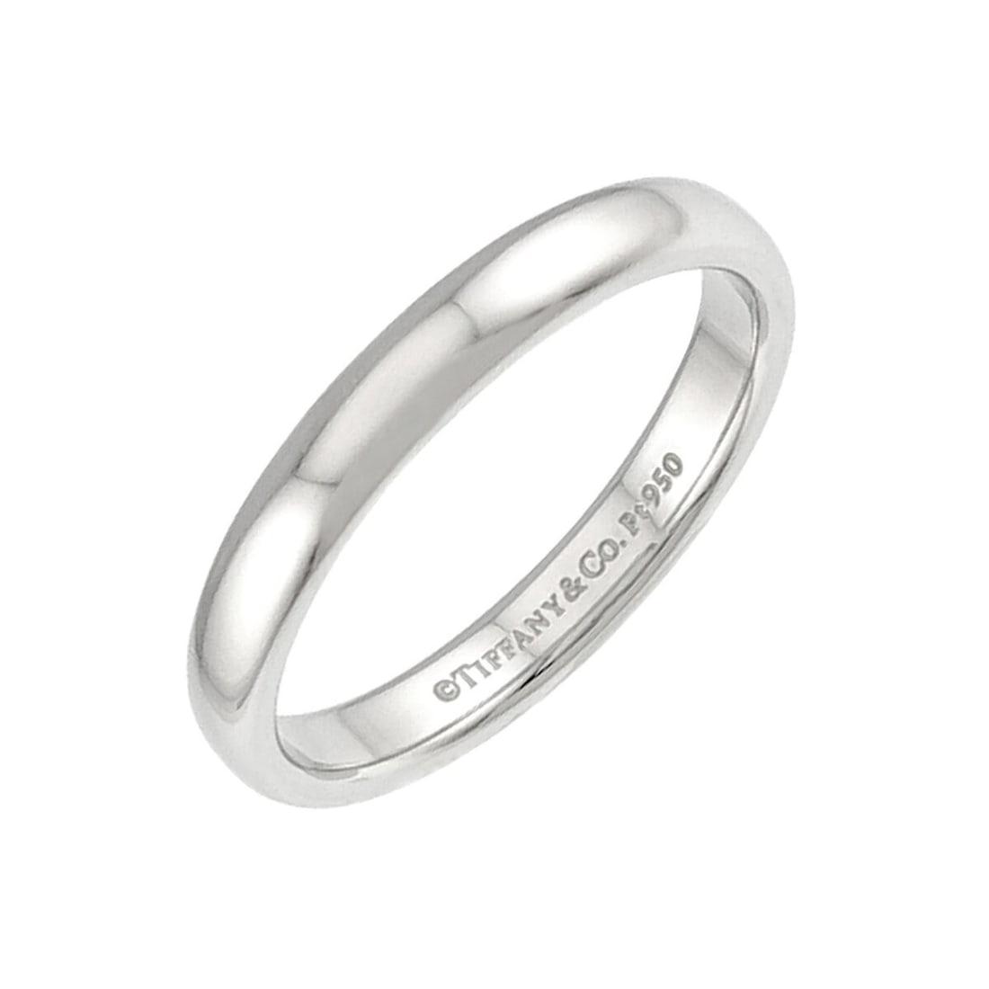 Tiffany & Co. Forever 1 Ring, 3mm wide, Platinum (Pt) (1 of 6)