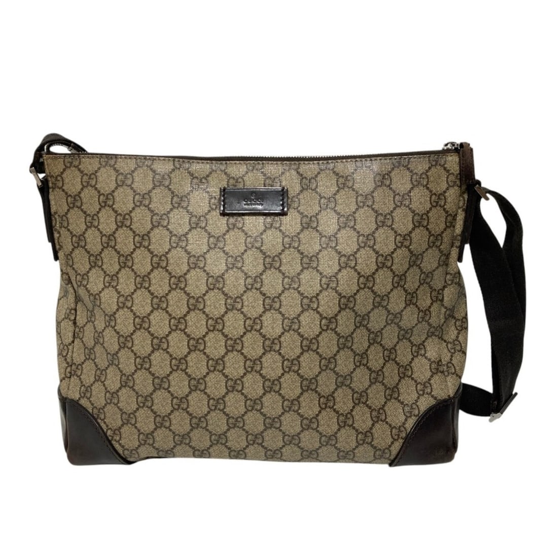 GUCCI GG Supreme Shoulder Bag 110054 Brown (Men's & Women's): --- Catalog ---Category: SizeSize (HxWxD): 28cm x 33.5cm x 11cm / 11.02'' x 13.18'' x 4.33''Strap Length: 111cm / 43.7''Category: DesignType: Shoulder bagColor: BrownGender: Men,Women,UnisexMaterial: 