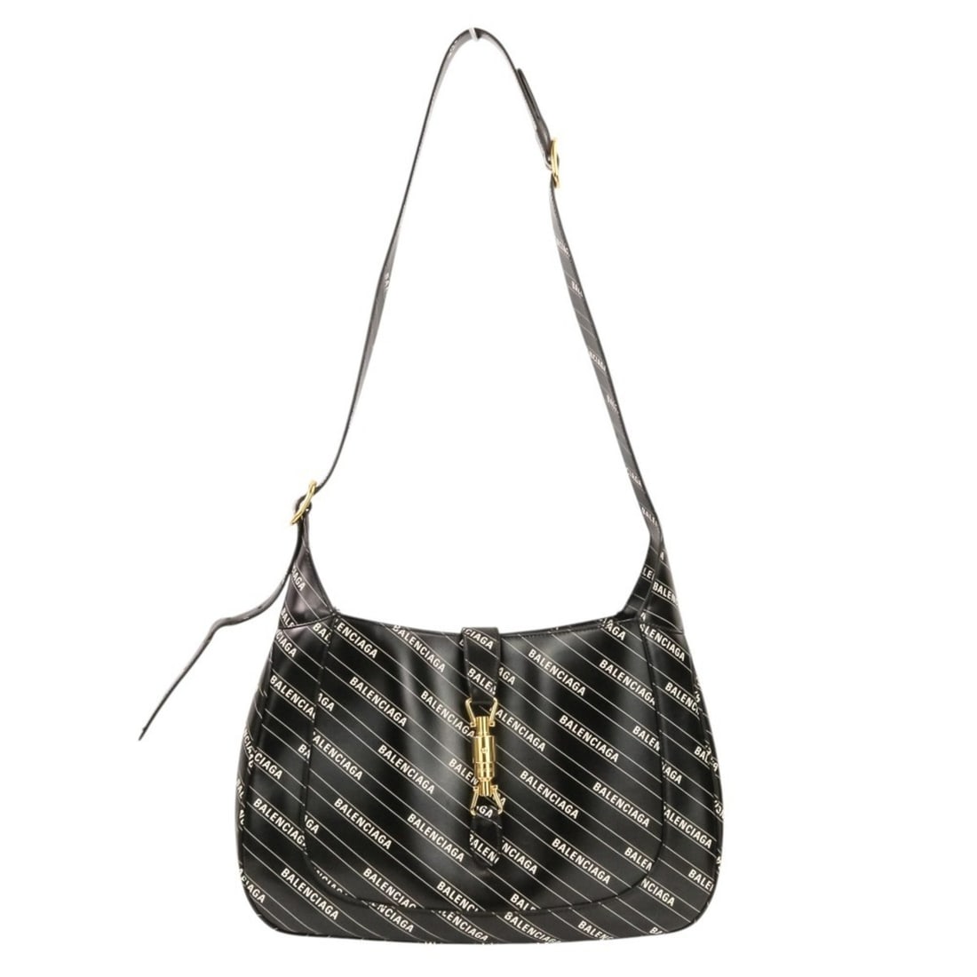 GUCCI BALENCIAGA The Hacker Project Jackie 1961 Medium Shoulder Bag 636712 Black Women's: --- Catalog ---Category: SizeSize (HxWxD): 23.5cm x 35cm x 6cm / 9.25'' x 13.77'' x 2.36''Strap Length: 98.5cm - 123cm / 38.77'' - 48.42''Category: DesignType: Shoulder bagColor: BlackGender: WomenCat