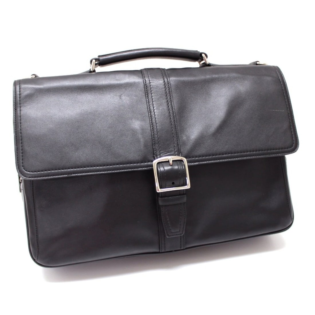 COACH F70096 Handbag Bag Leather Men's Black: --- Catalog ---Category: SizeSize (HxWxD): 29cm x 41cm x 11.3cm / 11.41'' x 16.14'' x 4.44''Category: DesignType: HandbagColor: BlackGender: MenMaterial: Leather Category: GeneralBrand: Coach--- Item 