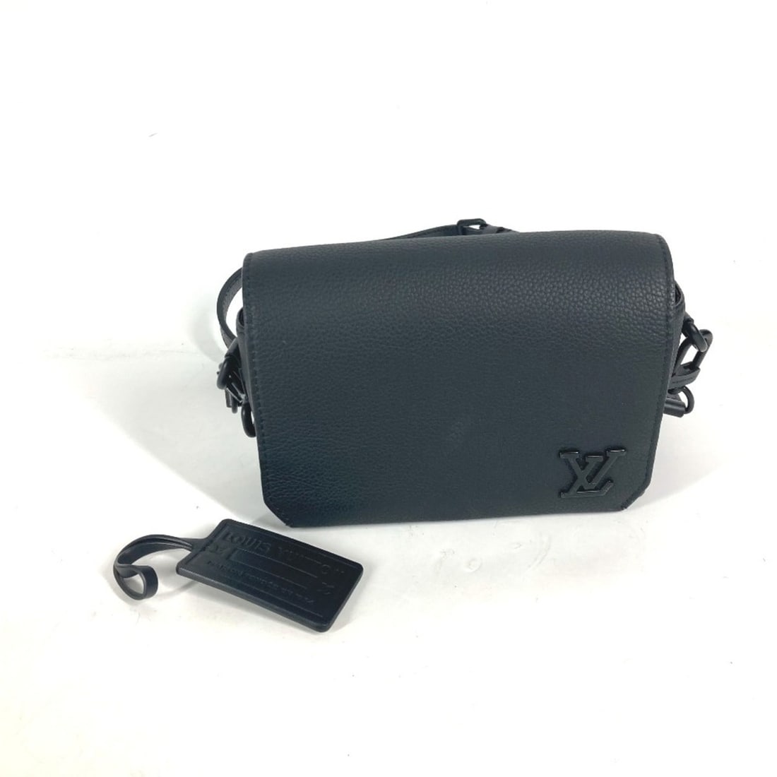 LOUIS VUITTON M82085 LV Aerogram Fast Line Wearable Wallet Pochette Shoulder Bag Men's Black (1 of 15)