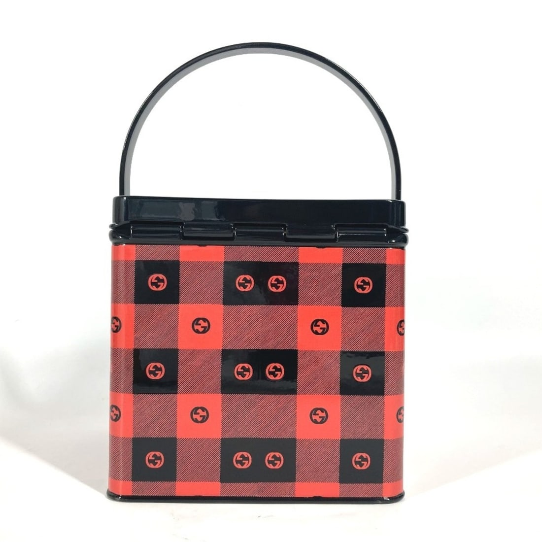 GUCCI 634132 BOX Vanity Bag Handbag Resin Women's Red G-240825-34 (1 of 11)