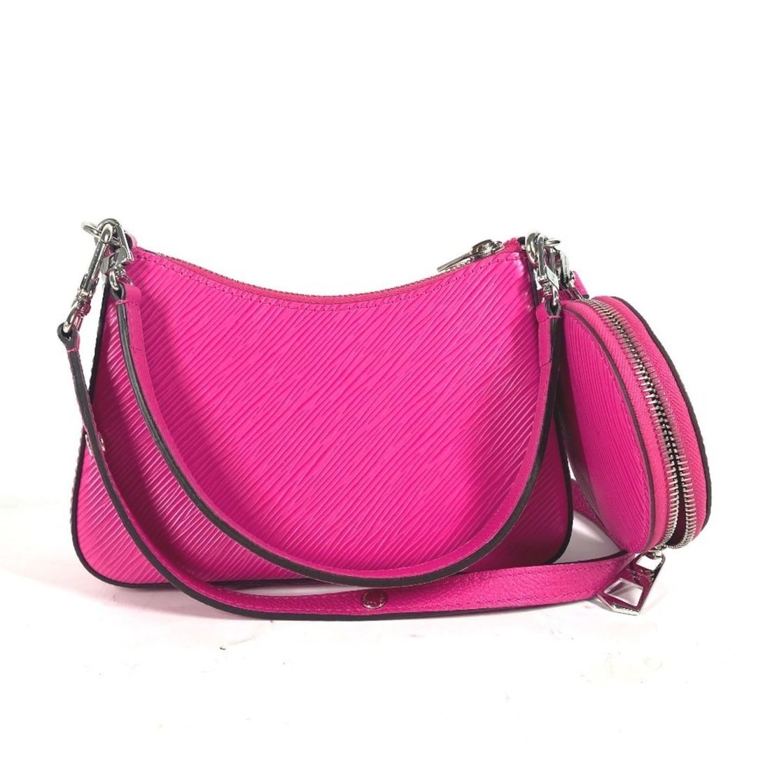 LOUIS VUITTON M21091 Epi Malellini Bag Handbag Shoulder Leather Women's Rose Miami Pink OT-240618-12: --- Catalog ---Category: SizeSize (HxWxD): 11cm x 19.5cm x 6cm / 4.33'' x 7.67'' x 2.36''Category: DesignType: Handbag, Shoulder bagColor: Pink, RoseGender: WomenMaterial: Epi leather Category: Genera