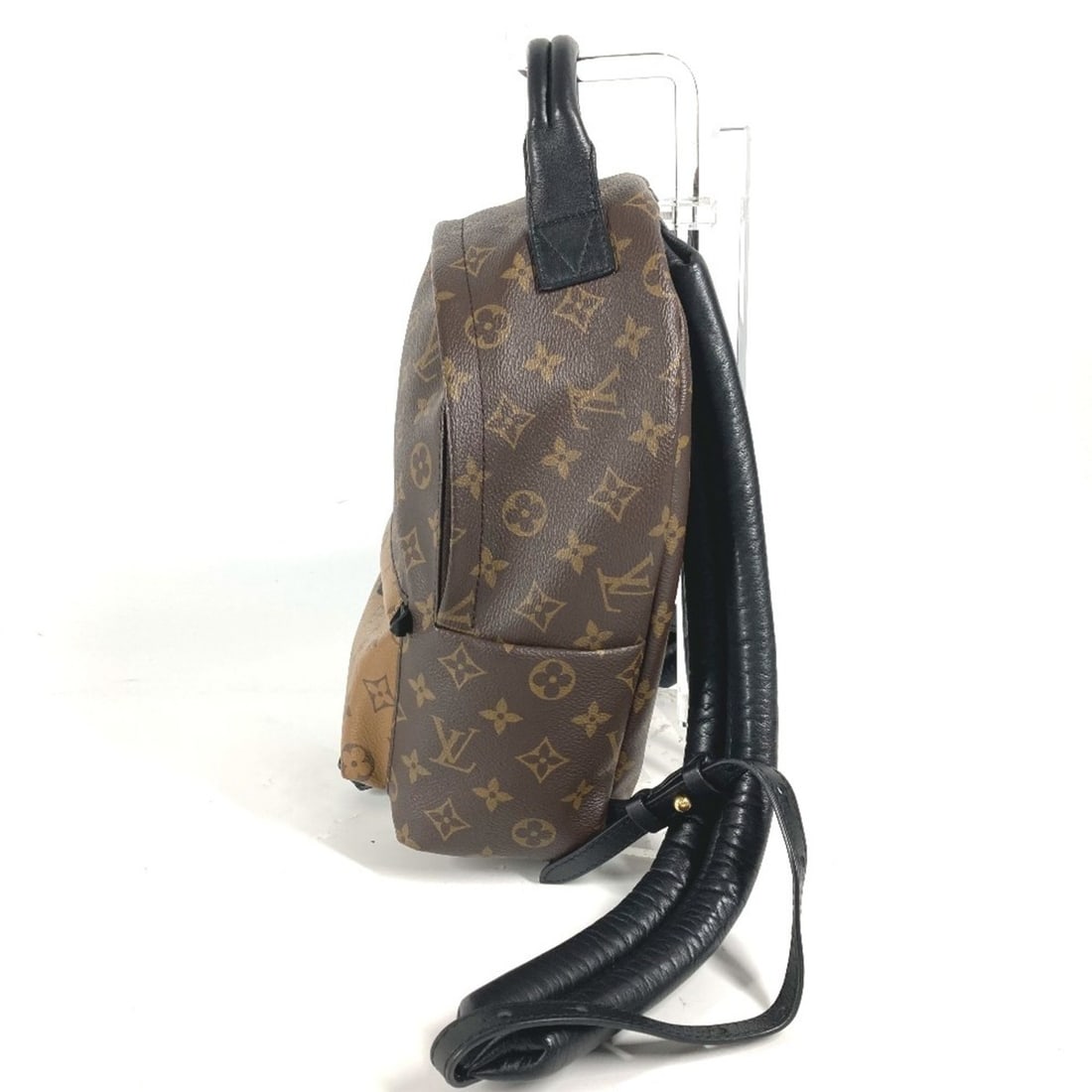 LOUIS VUITTON M44870 Monogram Reverse Palm Springs Backpack PM Daypack Rucksack Canvas Women's Brown: --- Catalog ---Category: SizeSize (HxWxD): 29.5cm x 20cm x 9.5cm / 11.61'' x 7.87'' x 3.74''Category: DesignType: BackpackColor: Beige, BrownGender: Men,WomenMaterial: Monogram Reverse Category: Gener