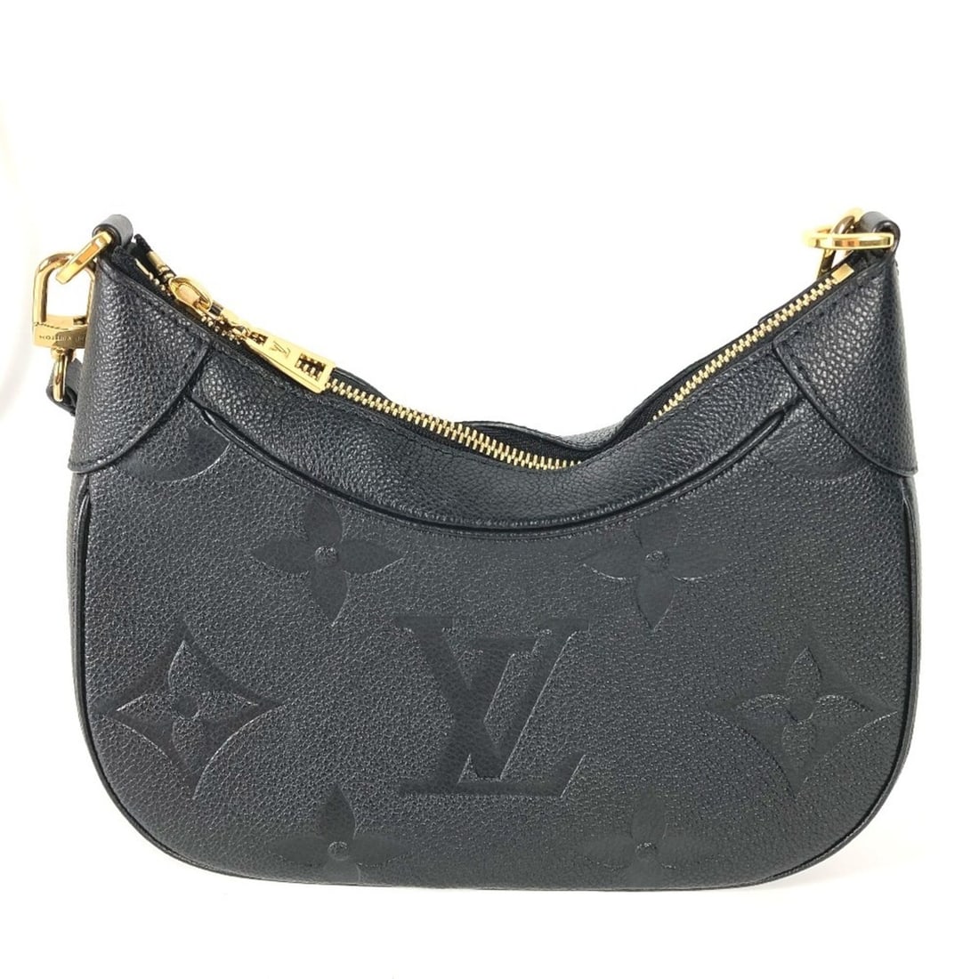 LOUIS VUITTON M46002 Monogram Empreinte Bagatelle NM Shoulder Bag Leather Women's Noir Black (1 of 11)