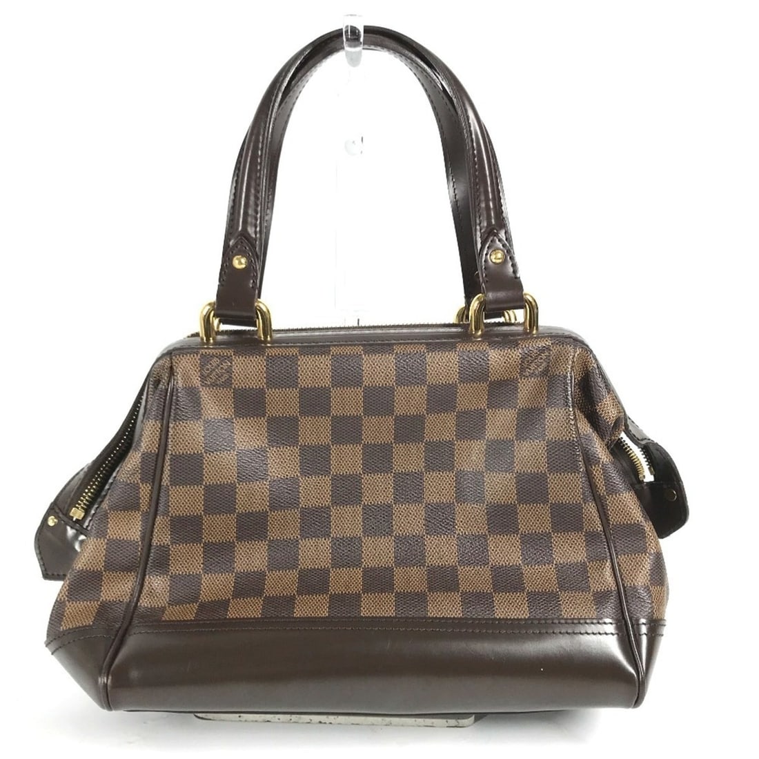LOUIS VUITTON N51201 Damier Knightsbridge Handbag Tote Bag Canvas Women's Ebene Brown MO-240818-1: --- Catalog ---Category: SizeSize (HxWxD): 21cm x 25cm x 13cm / 8.26'' x 9.84'' x 5.11''Category: DesignType: Handbag, Tote bagColor: Brown, EbeneGender: WomenMaterial: Damier Canvas Category: General