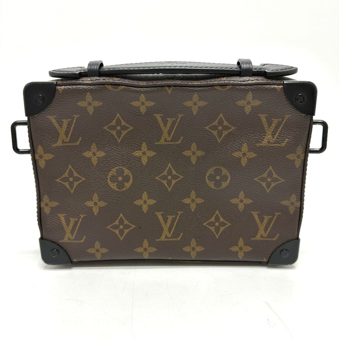 LOUIS VUITTON M45935 Monogram Macassar Handle Soft Trunk Shoulder Bag Canvas Men's Brown G-230725-16: --- Catalog ---Category: SizeSize (HxWxD): 15cm x 21.5cm x 6.5cm / 5.9'' x 8.46'' x 2.55''Strap Length: 124cm / 48.81''Handle Length: 19cm / 7.48''Category: DesignType: Shoulder bagColor: BrownGender: