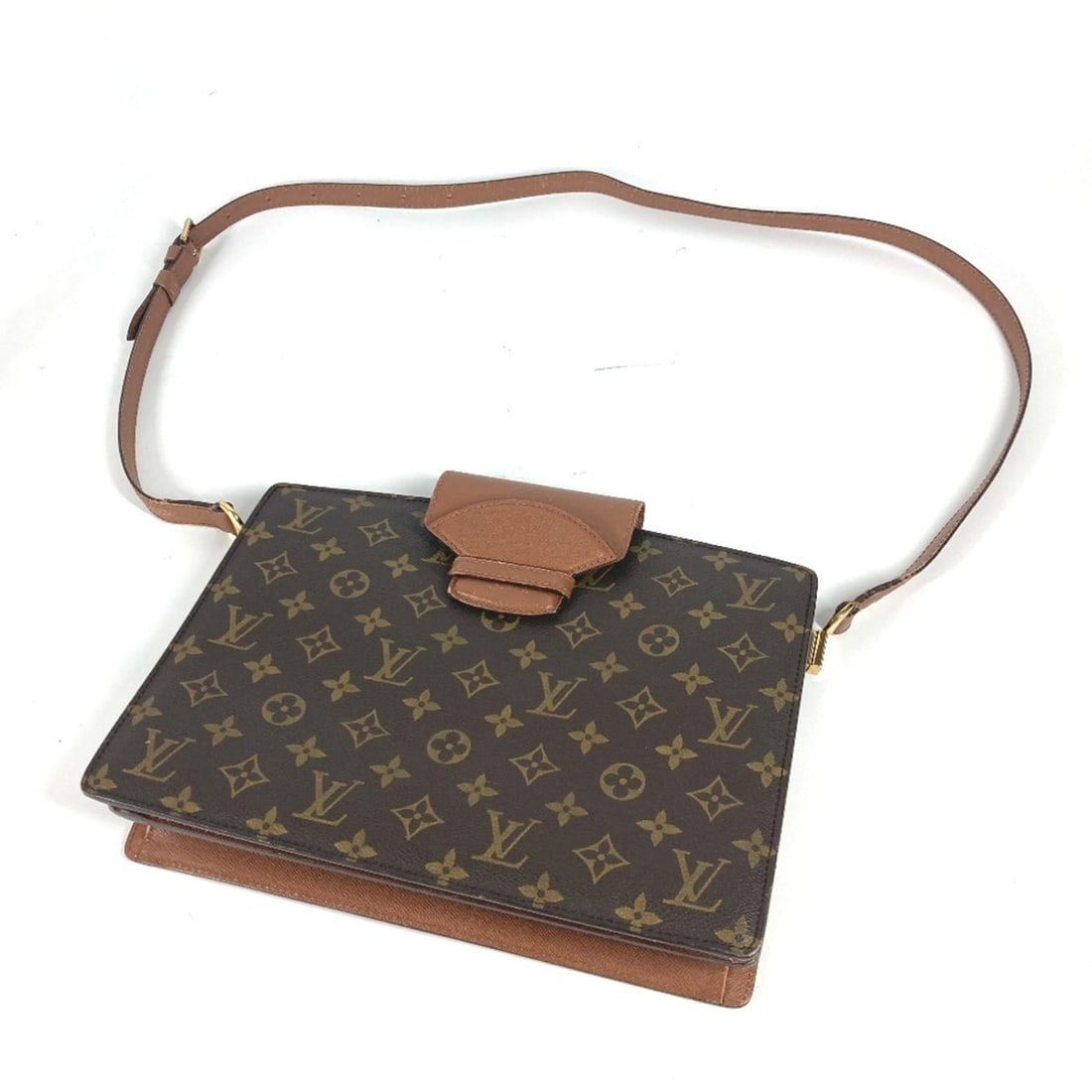 LOUIS VUITTON M51375 Monogram Courcelle Pochette Shoulder Bag Canvas Women's Brown OT-240903-8 (1 of 12)