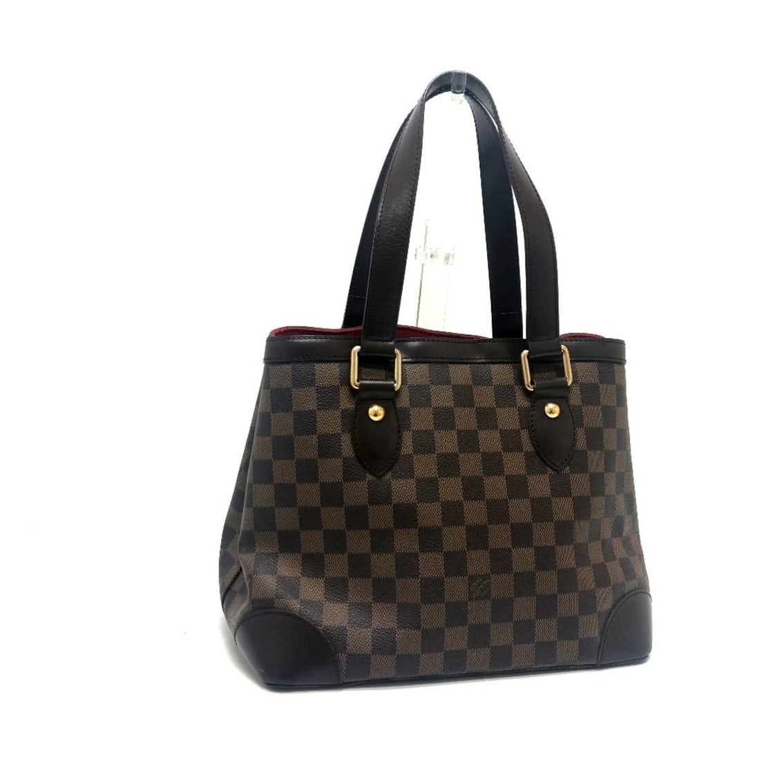 LOUIS VUITTON N51205 Damier Hampstead PM Handbag Bag Tote Canvas Women's Ebene Brown E-240802-6: --- Catalog ---Category: SizeSize (HxWxD): 24cm x 28cm x 18cm / 9.44'' x 11.02'' x 7.08''Handle Length: 48cm / 18.89''Category: DesignType: Handbag, Tote bagColor: Brown, Damier Canvas, Ebene, GalleSt