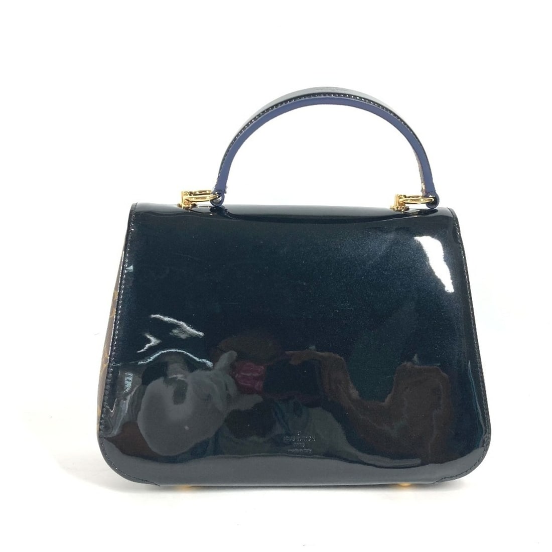 LOUIS VUITTON M53353 Monogram Cherrywood PM Handbag Patent Leather Canvas Women's Black G-240810-17: --- Catalog ---Category: SizeSize (HxWxD): 19.5cm x 24cm x 10cm / 7.67'' x 9.44'' x 3.93''Category: DesignType: HandbagColor: Black, BrownGender: WomenMaterial: Patent leather , Monogram Category: Gen