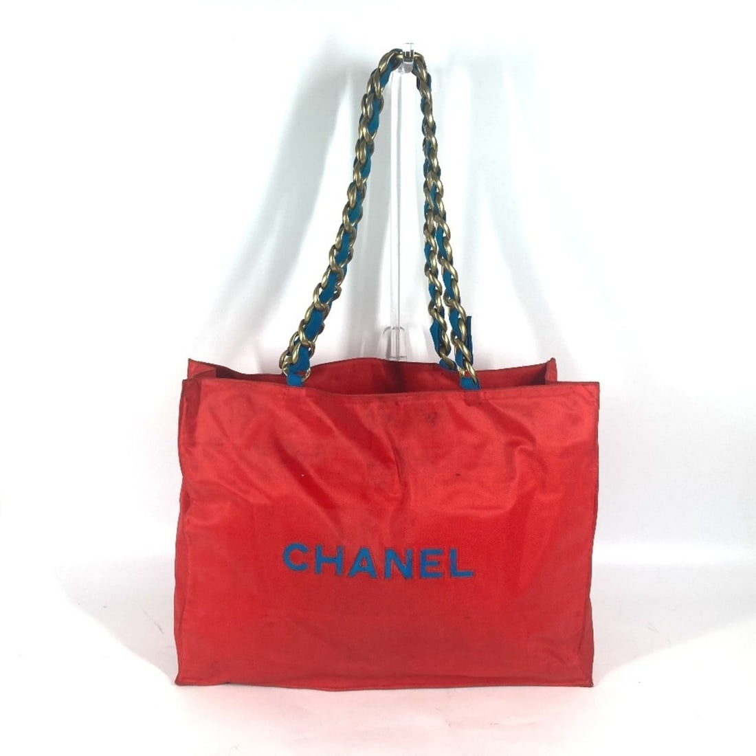 CHANEL Chanel Bicolor Big Coco CC Mark Chain Bag Tote Shoulder Nylon Women's Red D-240917-7: --- Catalog ---Category: SizeSize (HxWxD): 30.5cm x 39.5cm x 9.5cm / 12'' x 15.55'' x 3.74''Category: DesignType: Shoulder bag, Tote bagColor: Blue, Red colorGender: WomenMaterial: Nylon Category: Gen