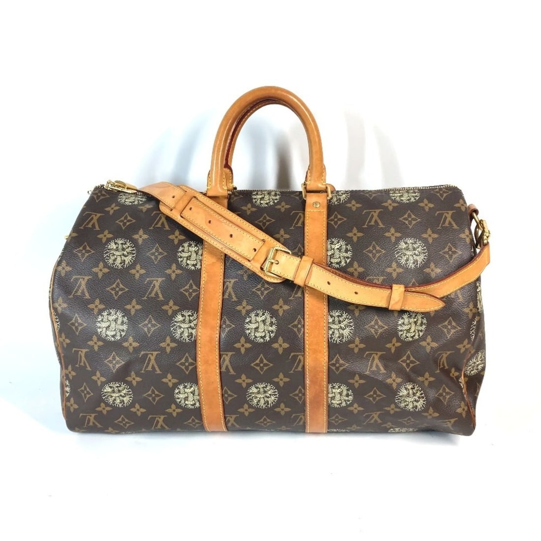 LOUIS VUITTON Louis Vuitton Monogram Christopher Nemeth Collaboration Keepall Bandouliere 45 Bag: --- Catalog ---Category: SizeSize (HxWxD): 26.5cm x 44cm x 16cm / 10.43'' x 17.32'' x 6.29''Category: DesignType: Boston bag, Shoulder bagColor: BrownGender: MenMaterial: Monogram , Canvas Category: G