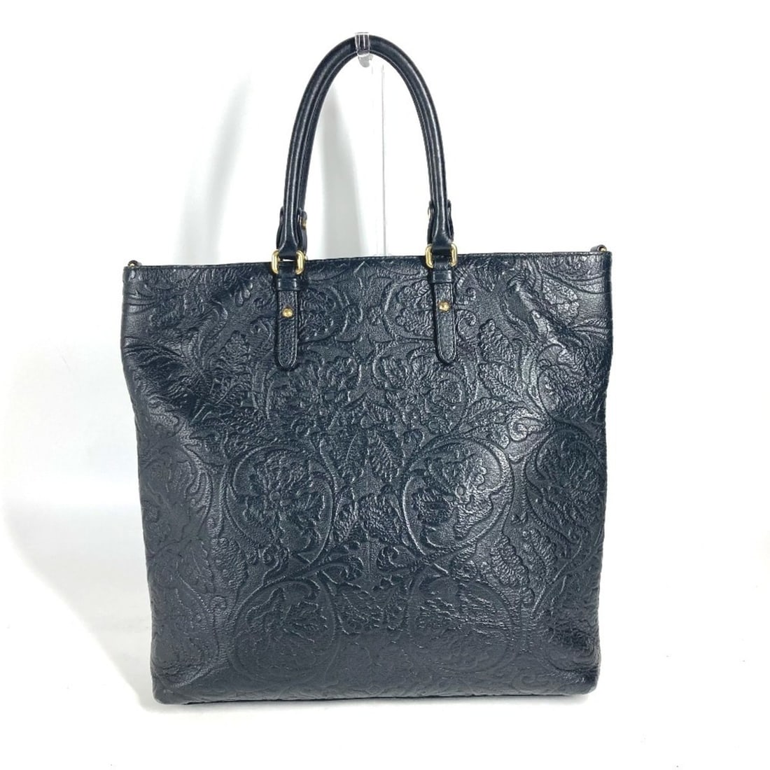 VERSACE Medusa Tote Bag Shoulder Handbag Leather Men Women Black D-241219-10: --- Catalog ---Category: SizeSize (HxWxD): 35.5cm x 33.5cm x 7cm / 13.97'' x 13.18'' x 2.75''Category: DesignType: Handbag, Shoulder bag, Tote bagColor: BlackGender: Men,WomenMaterial: Leather Categor
