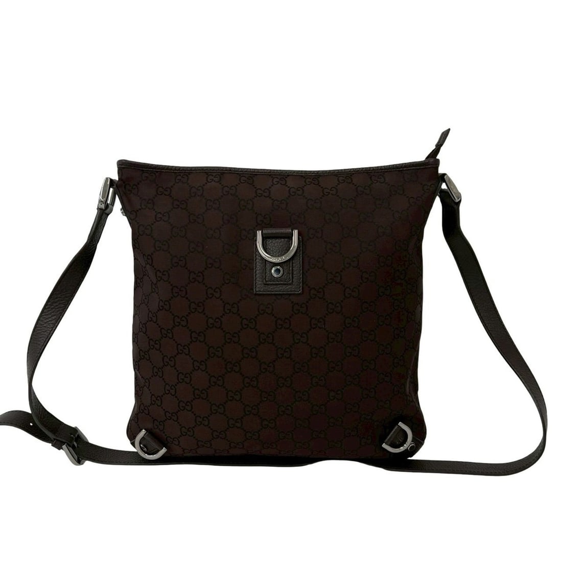 GUCCI Abbey GG Nylon Leather Genuine Shoulder Bag, Pouch, Sacoche, Crossbody Brown 31894: --- Catalog ---Category: SizeSize (HxWxD): 31.5cm x 32.5cm / 12.4'' x 12.79''Category: DesignType: Pochette, Shoulder bagColor: BrownGender: WomenMaterial: Nylon , Leather Category: GeneralBrand: Gucc