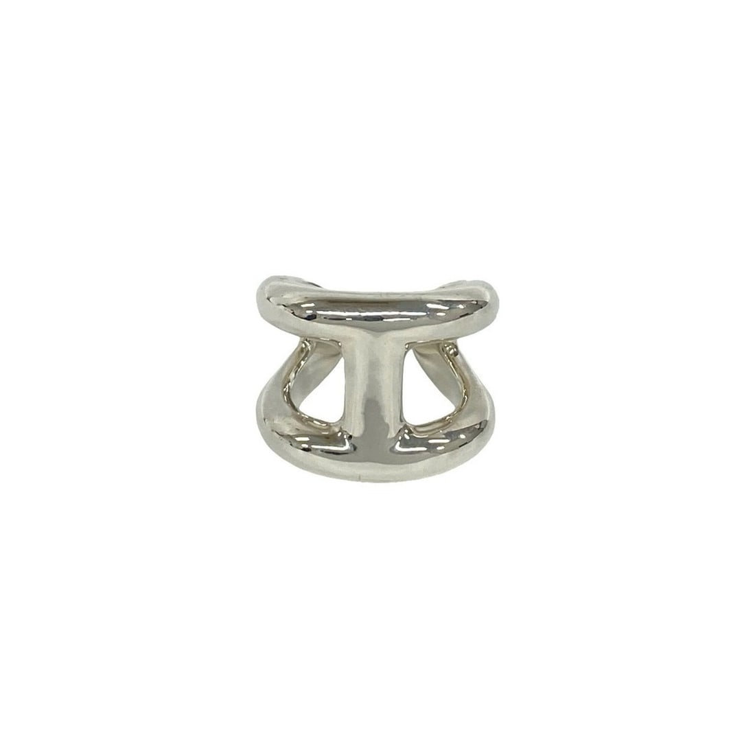 HERMES Osmo's Ring GM, Sterling Silver 925, Ring, Accessory, Men's & Women's, Silver, 36336: --- Catalog ---Category: SizeJP Size: 8.5US Size: 4.5Category: DesignType: Band ringColor: SilverGender: Men,WomenMaterial: Silver 925Category: GeneralBrand: Hermes--- Item List ---Section: ConditionR
