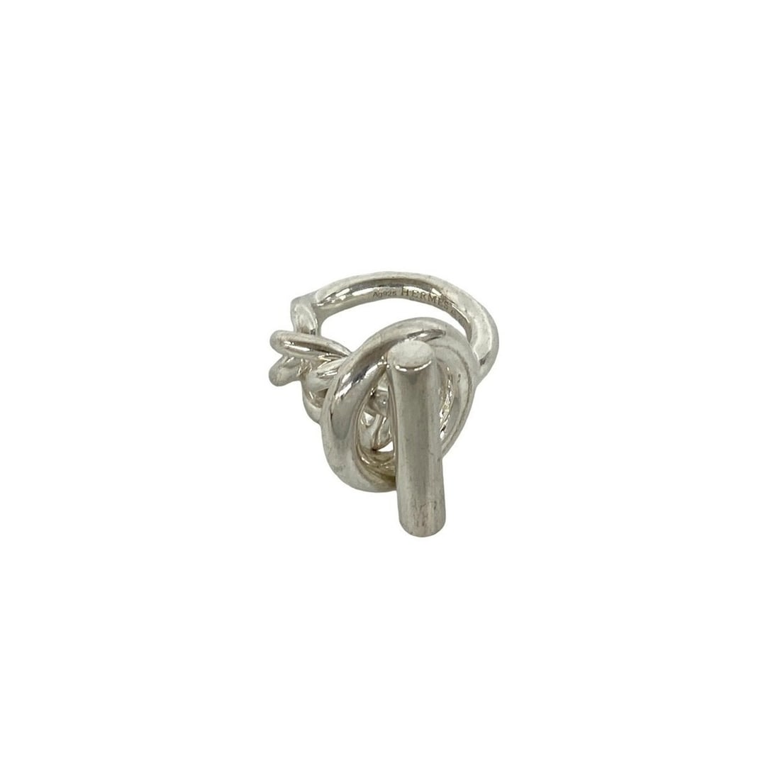HERMES Croisette Ring, Sterling Silver 925, Women's Accessory, Jewelry, Silver, Item Number 26684 (1 of 6)