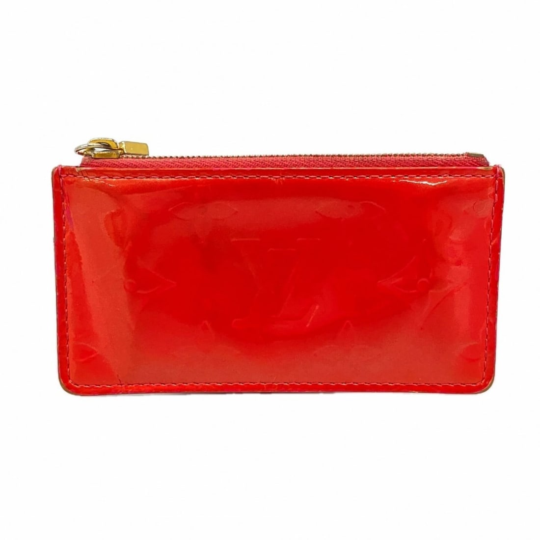Louis Vuitton Vernis Pochette Clé M9144F Framboise (Women's Wallet/Coin Case): --- Catalog ---Category: SizeSize (HxWxD): 6cm x 12.5cm x 5.00mm / 2.36'' x 4.92'' x 0.19''Category: DesignType: Coin purse/coin caseColor: PinkGender: WomenCategory: GeneralMPN: M9144FBrand: Louis Vu