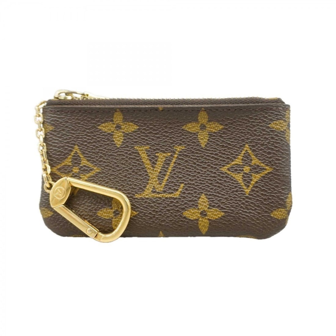 Louis Vuitton Monogram Pochette Clé M62650 Brown Wallet/Coin Case for Men and Women: --- Catalog ---Category: SizeSize (HxWxD): 6.5cm x 11.5cm x 1cm / 2.55'' x 4.52'' x 0.39''Category: DesignType: Coin purse/coin caseColor: BrownGender: Men,WomenCategory: GeneralMPN: M62650Brand: Loui