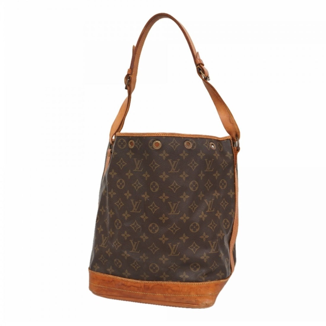 Louis Vuitton Monogram Noe Shoulder Bag M42224 Brown Women's (1 of 14)