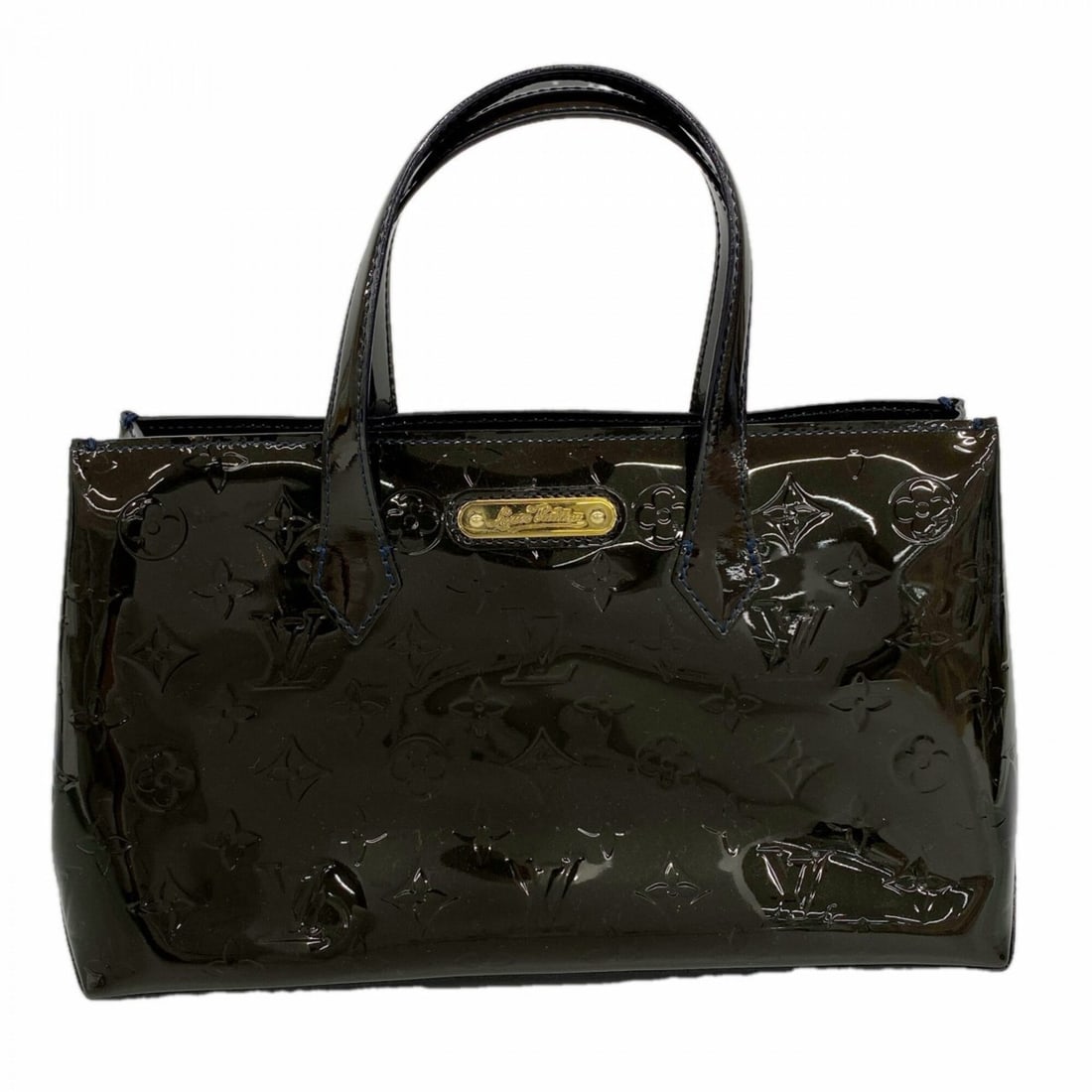 Louis Vuitton Vernis Wilshire PM handbag, M91451, Blue Infini, for women.: --- Catalog ---Category: SizeSize (HxWxD): 18cm x 29.5cm x 11cm / 7.08'' x 11.61'' x 4.33''Category: DesignType: HandbagColor: Blue infiniGender: WomenCategory: GeneralMPN: M91451Brand: Louis Vuitton-