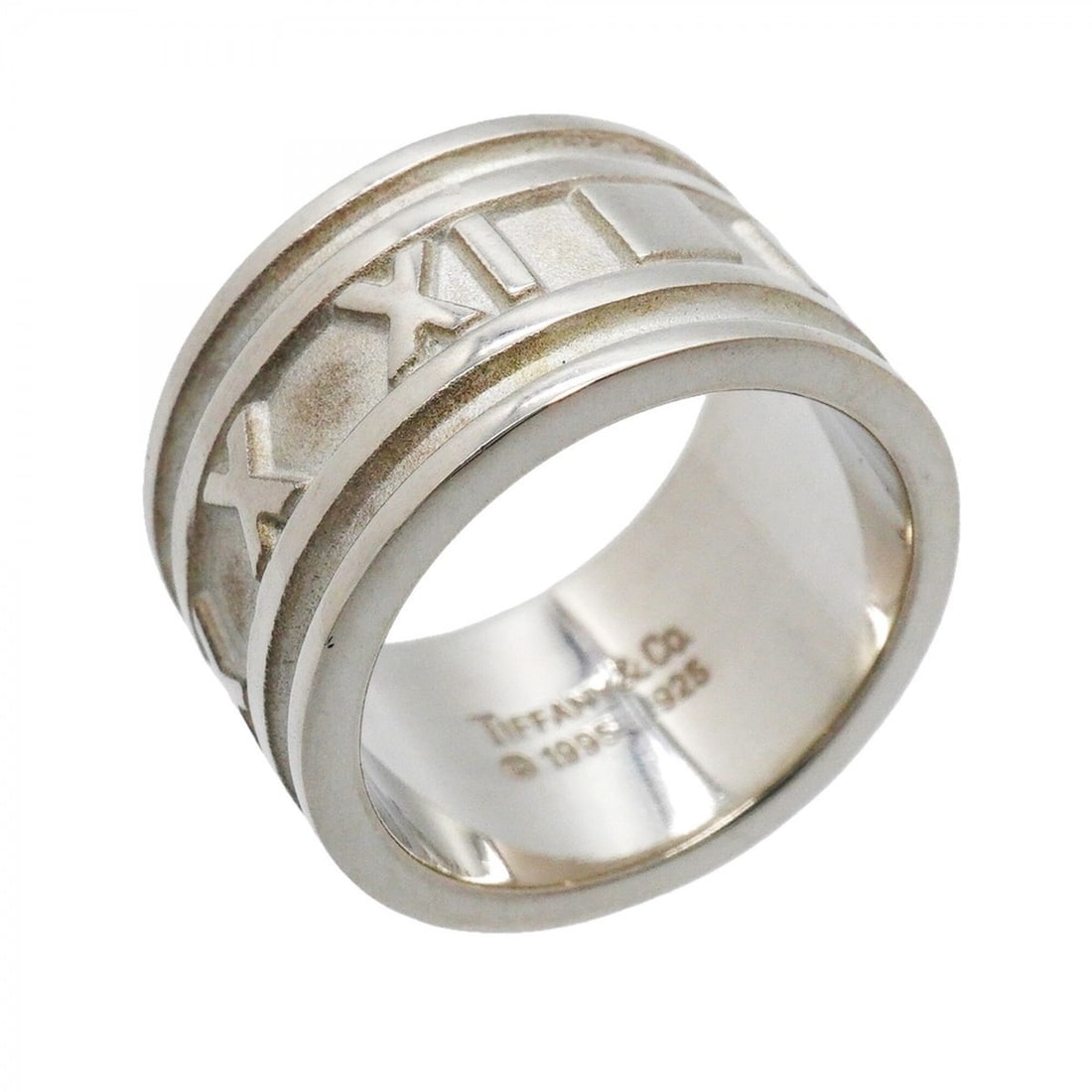Tiffany & Co. Atlas Wide Sterling Silver 925 Ring, Size 10.5 (Women's) (1 of 6)