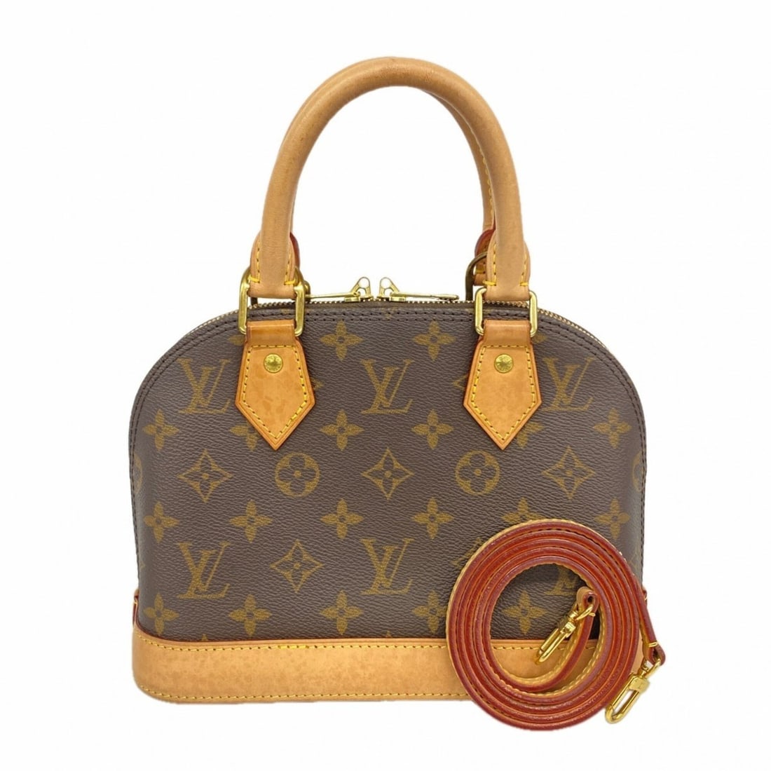 Louis Vuitton Alma BB Monogram Handbag M53152 Brown 2-way bag for women (1 of 11)
