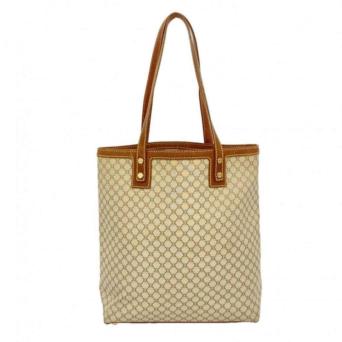 Celine Macadam Canvas Tote Bag, Beige, Women's: --- Catalog ---Category: SizeSize (HxWxD): 30cm x 26cm x 10cm / 11.81'' x 10.23'' x 3.93''Category: DesignType: Tote bagColor: BeigeGender: WomenMaterial: Canvas Hardware Color: GoldCategory: GeneralB