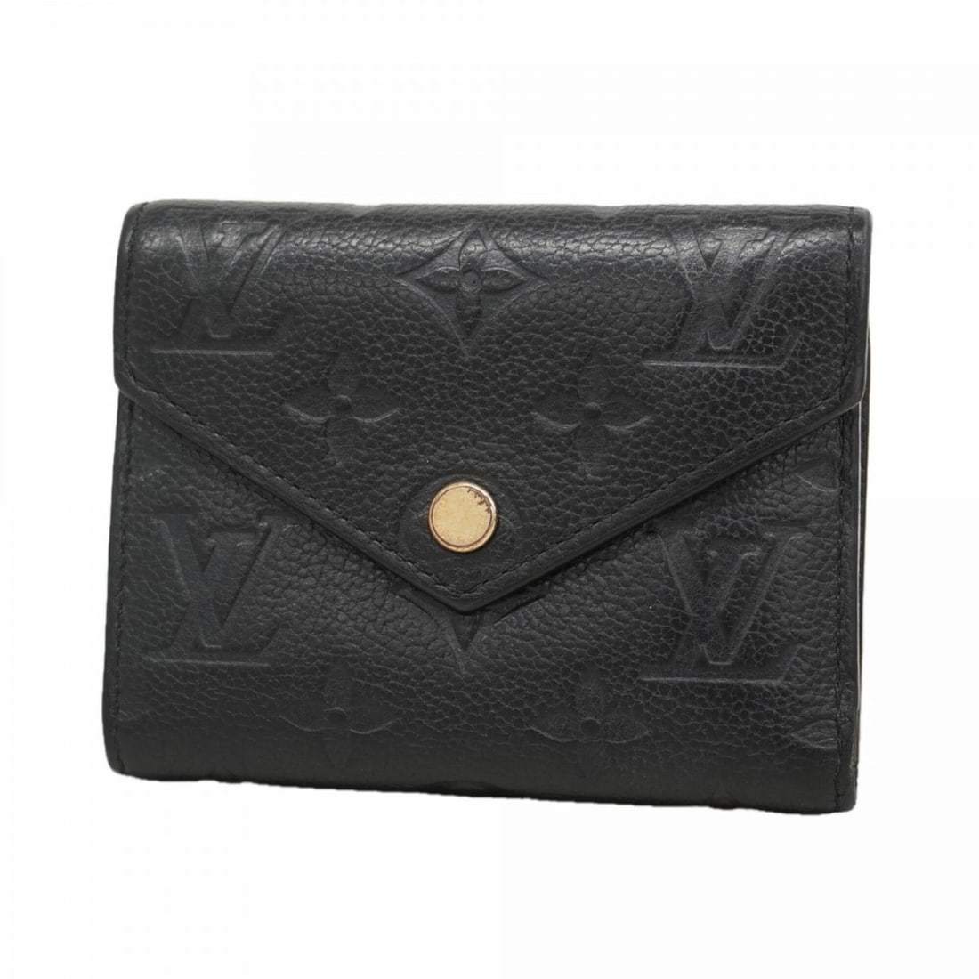 Louis Vuitton Tri-fold Wallet Monogram Empreinte Portefeuille Victorine M64060 Noir (Women's): --- Catalog ---Category: SizeSize (HxWxD): 9cm x 12cm x 2.5cm / 3.54'' x 4.72'' x 0.98''Category: DesignType: Wallet (tri-fold)Color: NoirGender: WomenCategory: GeneralMPN: M64060Brand: Louis Vuitton-