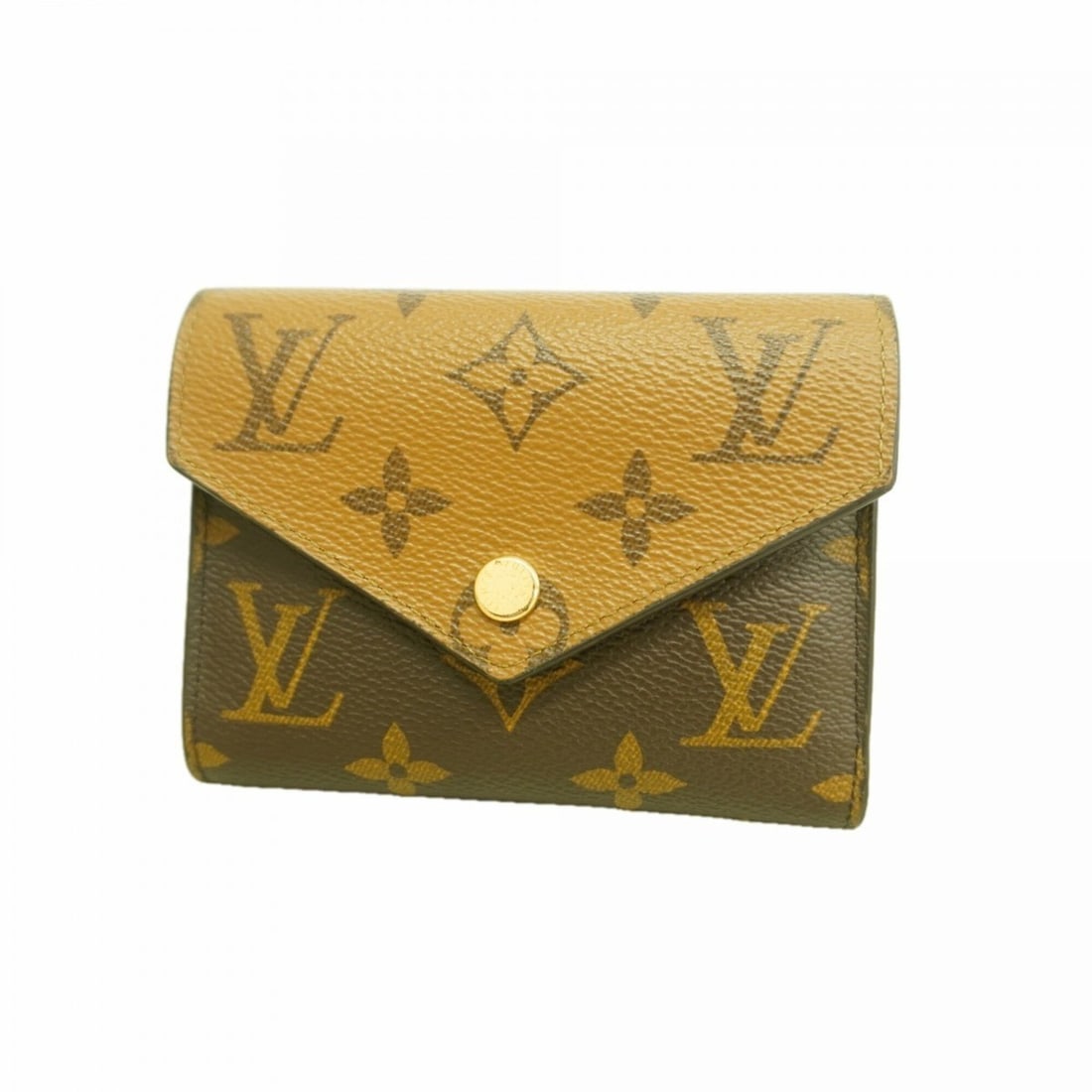 Louis Vuitton Tri-fold Wallet Monogram Reverse Portefeuille Victorine M81557 Brown Women's: --- Catalog ---Category: SizeSize (HxWxD): 9.5cm x 12cm x 2cm / 3.74'' x 4.72'' x 0.78''Category: DesignType: Wallet (tri-fold)Color: BrownGender: WomenCategory: GeneralMPN: M81557Brand: Louis Vuitton