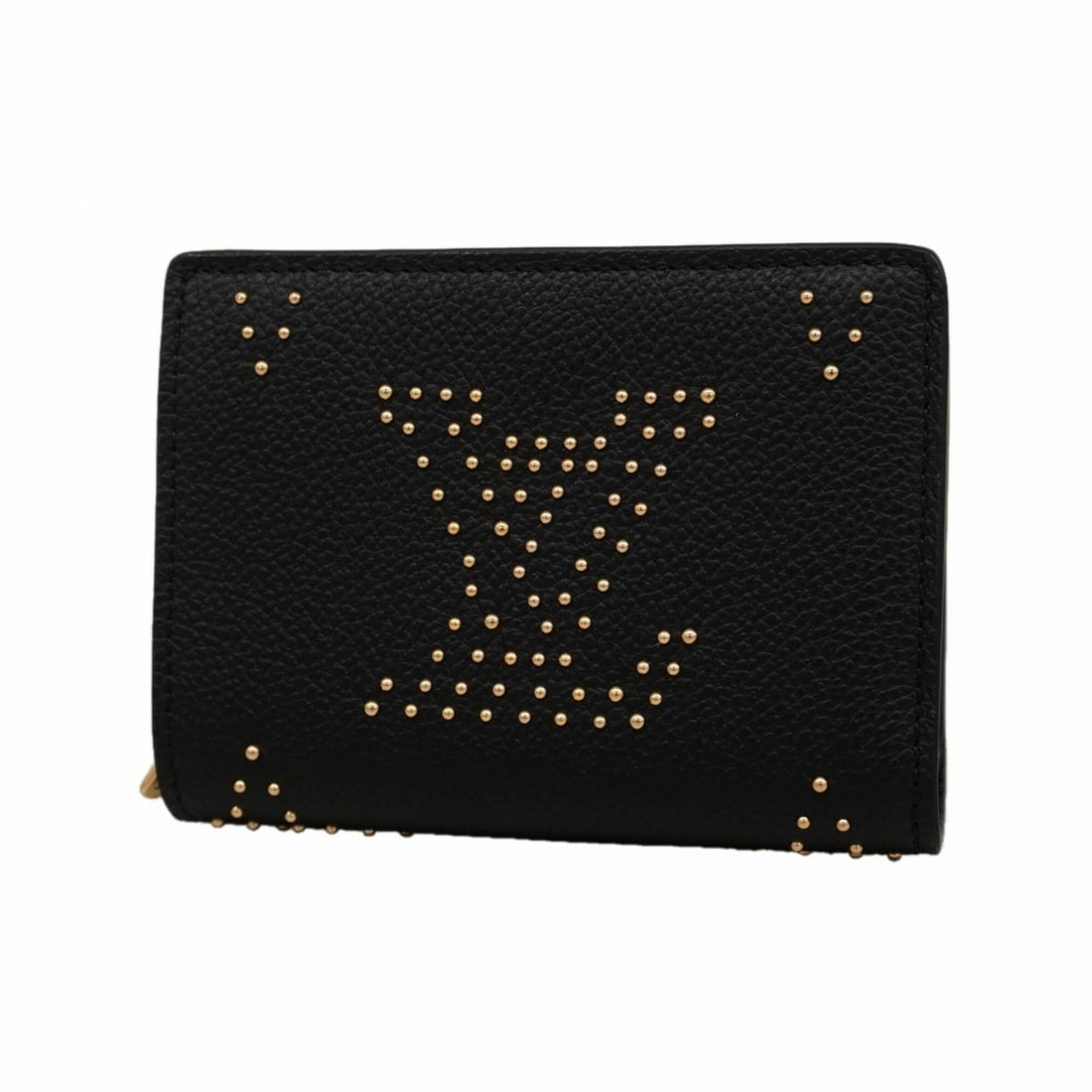 Louis Vuitton Studded Portefeuille Wallet M82902 Noir (Women's) (1 of 7)