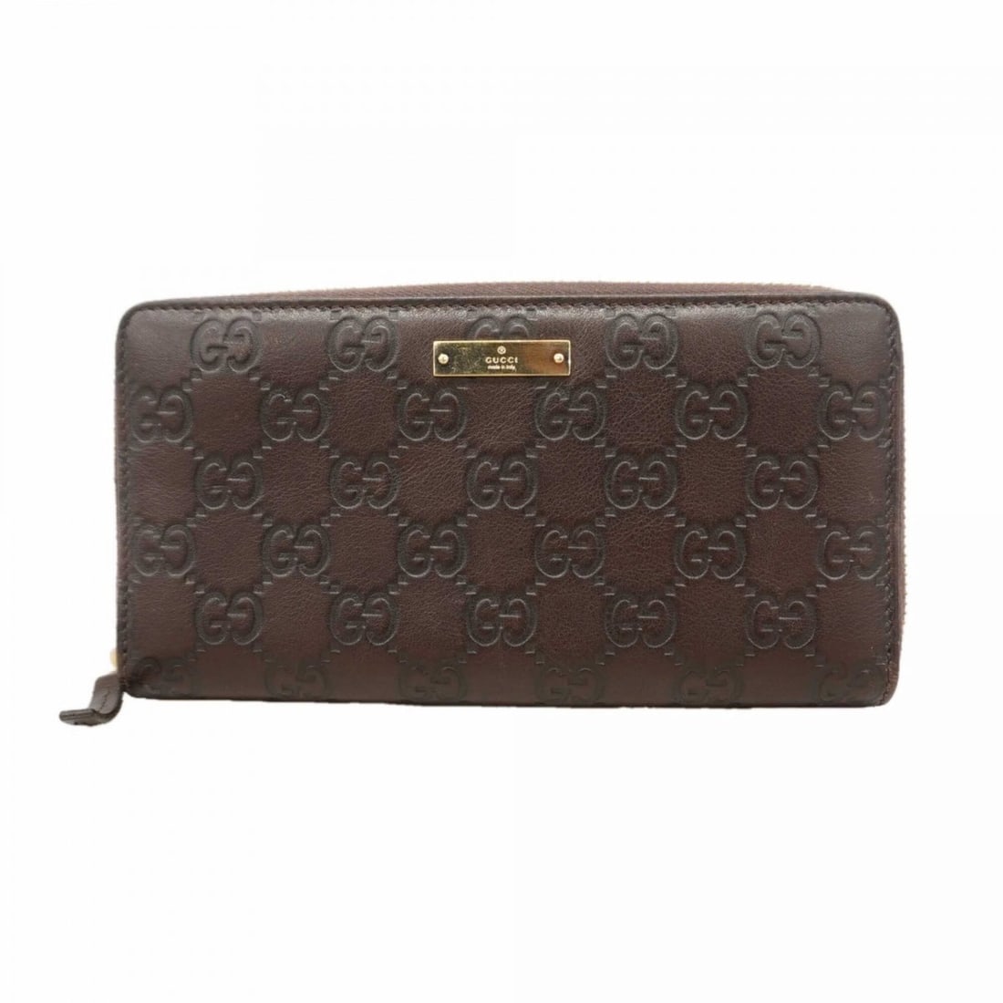 Gucci long wallet, Guccissima pattern, 307980, leather, brown, women's.: --- Catalog ---Category: SizeSize (HxWxD): 10cm x 19cm x 2cm / 3.93'' x 7.48'' x 0.78''Category: DesignType: Long wallet (bi-fold)Color: BrownGender: WomenMaterial: Leather Category: GeneralMPN: 30798