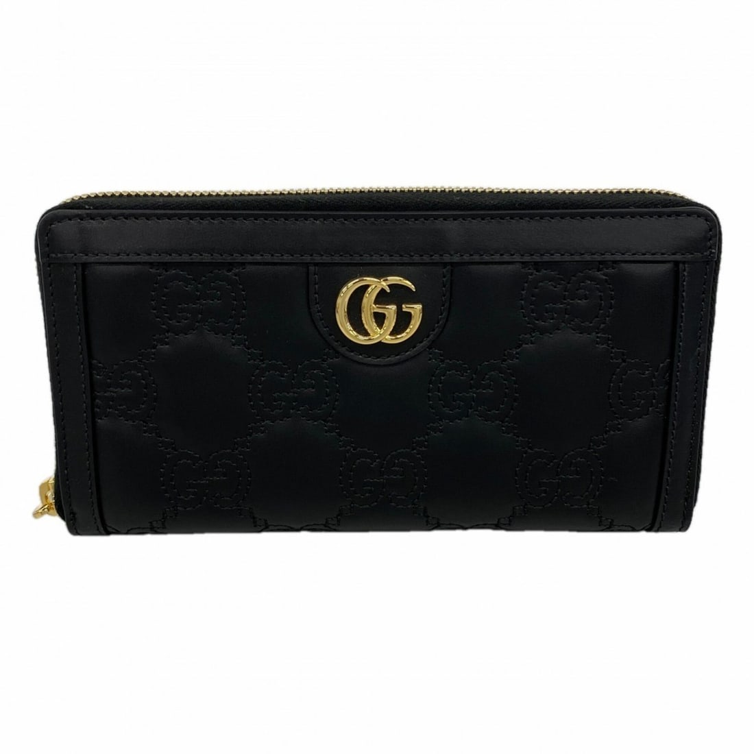 Gucci Long Wallet 723784 Leather Black Women's: --- Catalog ---Category: SizeSize (HxWxD): 10.5cm x 19cm x 2cm / 4.13'' x 7.48'' x 0.78''Category: DesignType: Long wallet (bi-fold)Color: BlackGender: WomenMaterial: Leather Category: GeneralMPN: 723