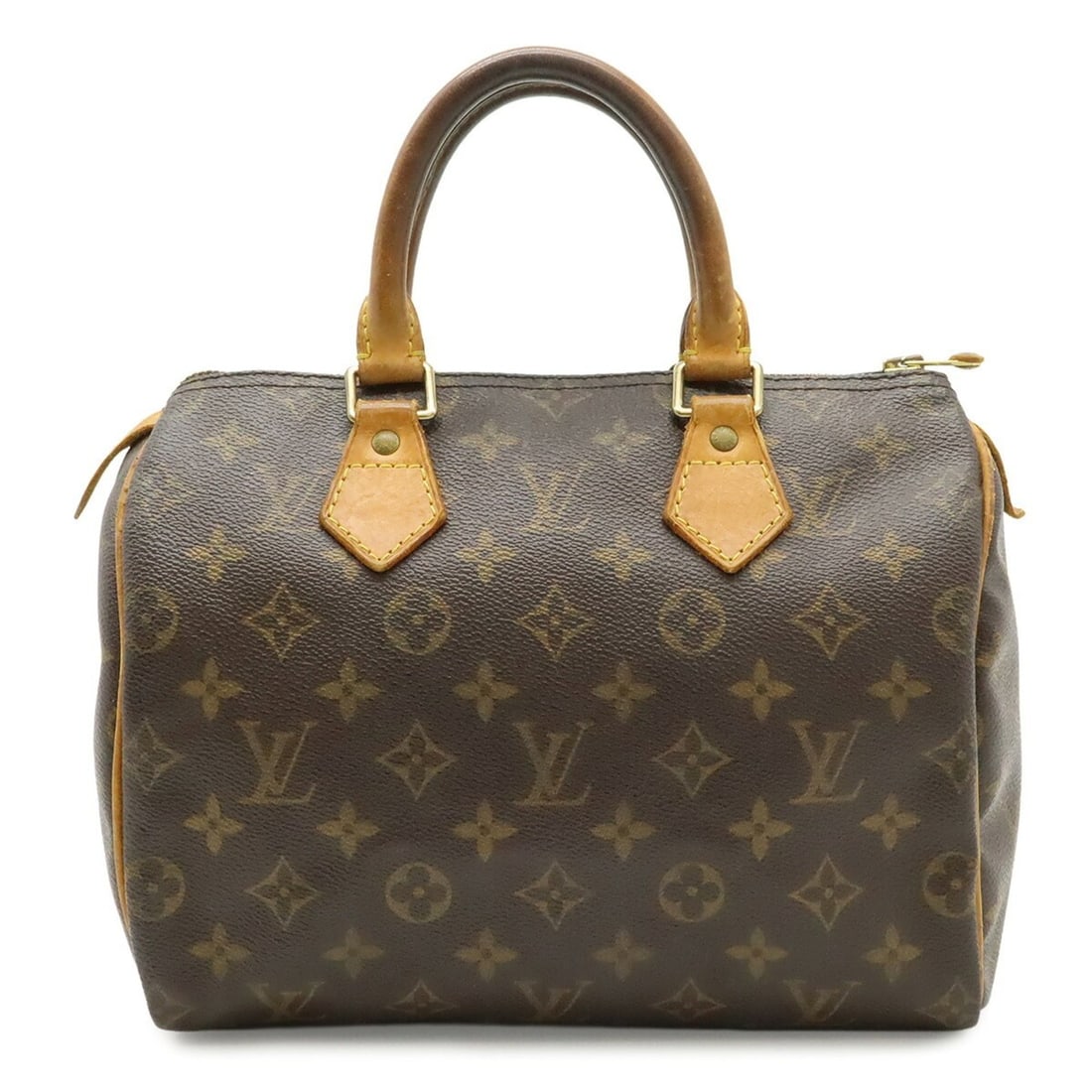 LOUIS VUITTON Louis Vuitton Monogram Speedy 25 Handbag M41528: --- Catalog ---Category: SizeSize (HxWxD): 19cm x 26cm x 14.5cm / 7.48'' x 10.23'' x 5.7''Category: DesignType: HandbagColor: Brown, Monogram, WhiteGender: WomenMaterial: Monogram , PVC Category: Gene