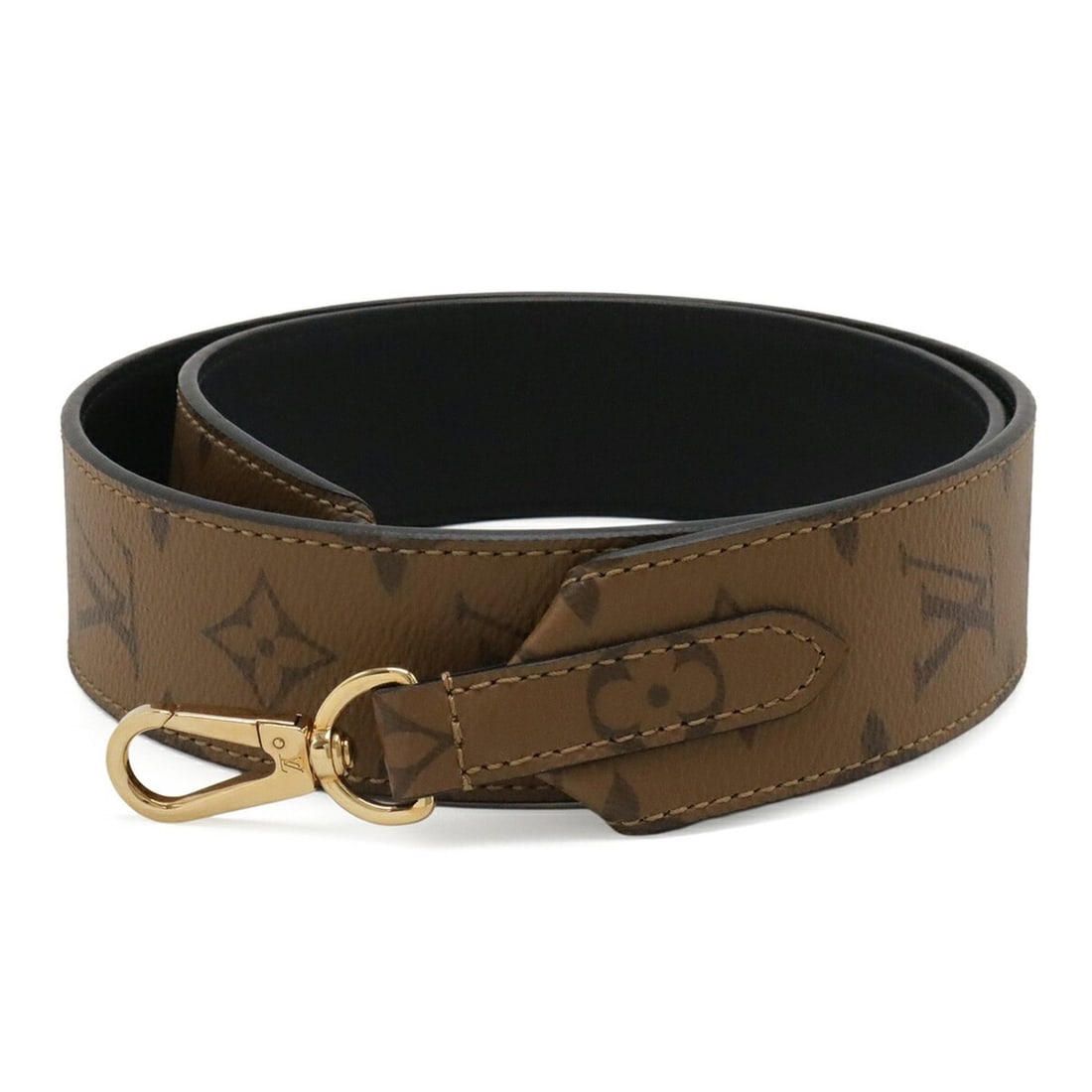 LOUIS VUITTON Louis Vuitton Monogram Reverse Shoulder Strap, Non-Adjustable, Brown/Light Brown,: --- Catalog ---Category: SizeStrap Length: 98cm / 38.58''Category: DesignColor: Light brown, Monogram ReverseGender: WomenMaterial: Canvas Category: GeneralMPN: J02549Brand: Louis VuittonCountry of Or