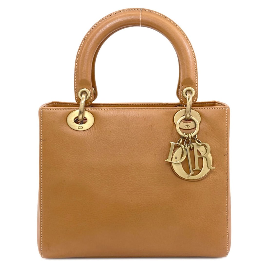 Christian Dior Lady handbag, calfskin, women's. (1 of 12)