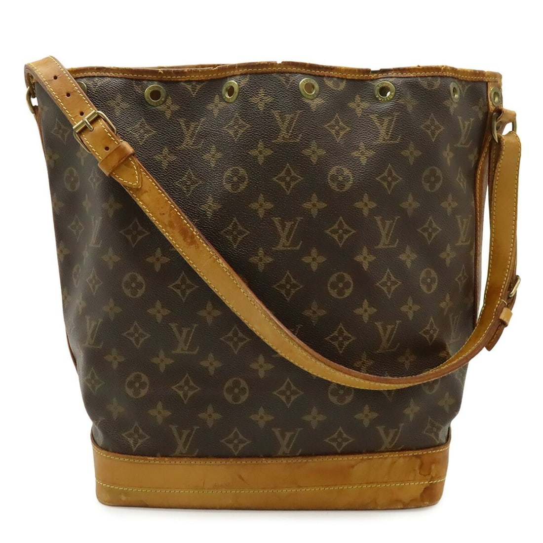 LOUIS VUITTON Louis Vuitton Monogram Noe Shoulder Bag Model M42224: --- Catalog ---Category: SizeSize (HxWxD): 35cm x 26cm x 19cm / 13.77'' x 10.23'' x 7.48''Category: DesignType: Shoulder bagColor: Brown, GalleGender: WomenMaterial: Monogram Category: GeneralMPN: M42